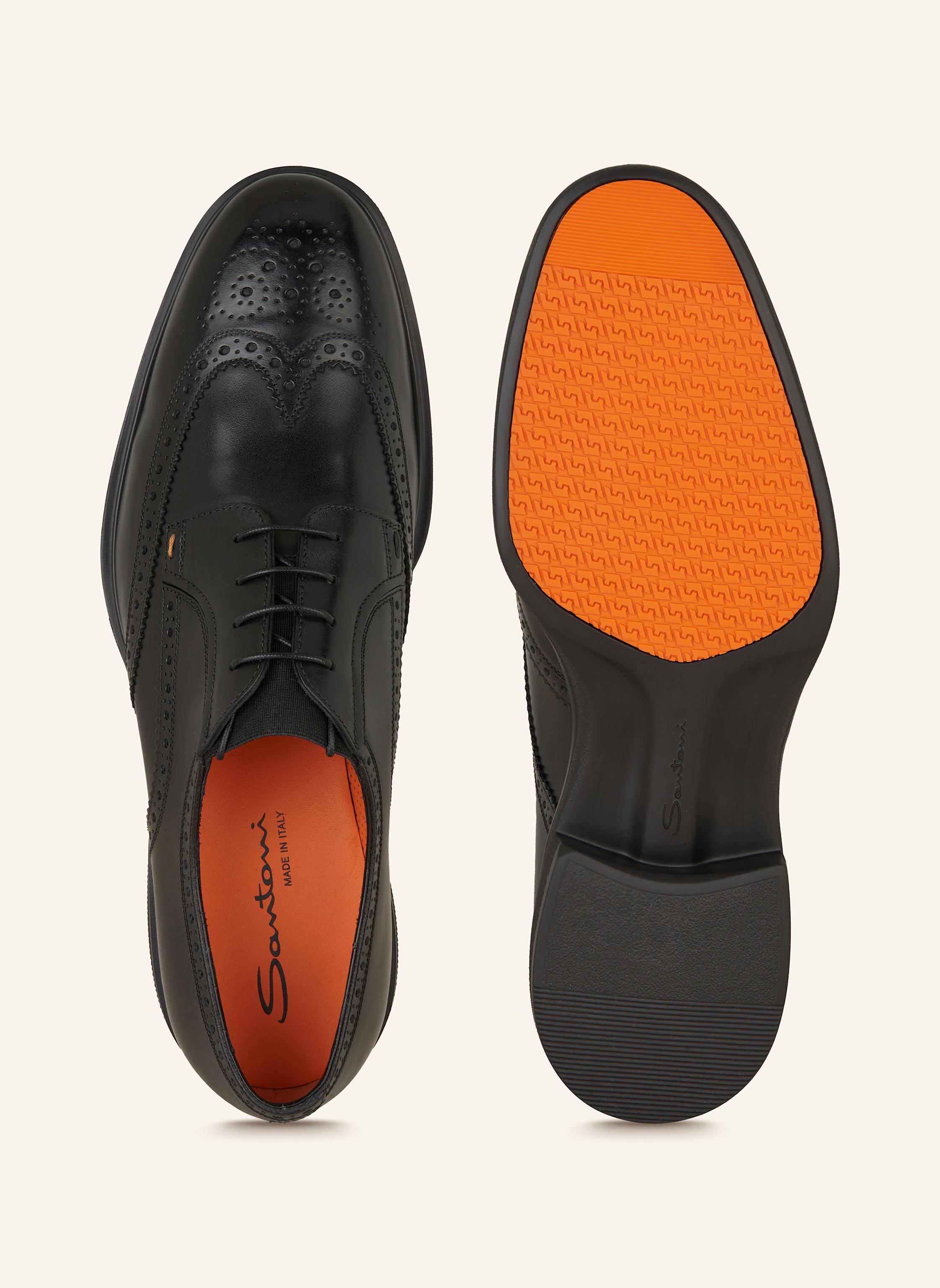 Thumbnail - Santoni Schnürer schwarz
