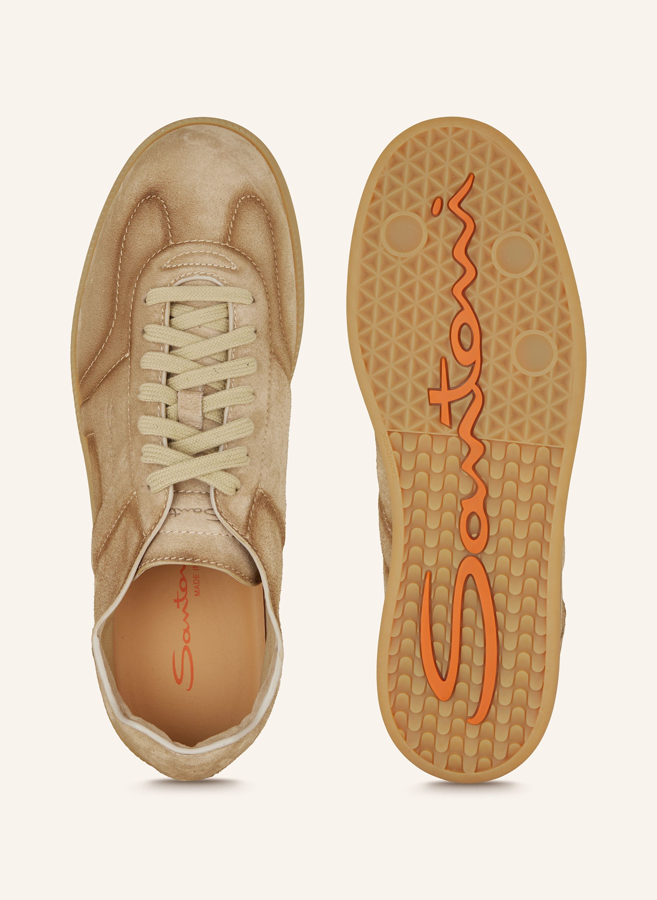 Thumbnail - Santoni Sneaker Oly-Cube-Se2E50 beige
