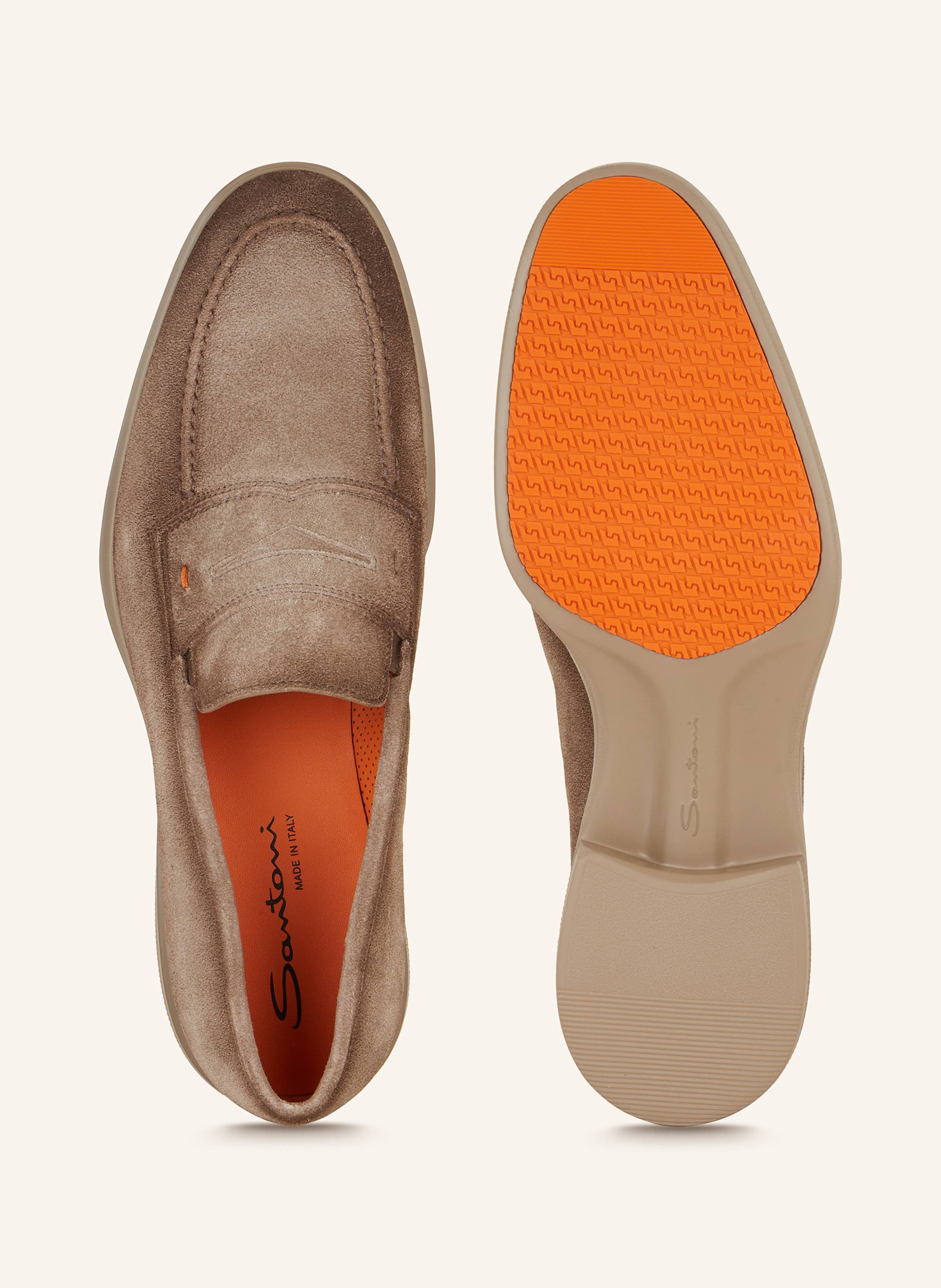 Thumbnail - Santoni Penny-Loafer Easy braun