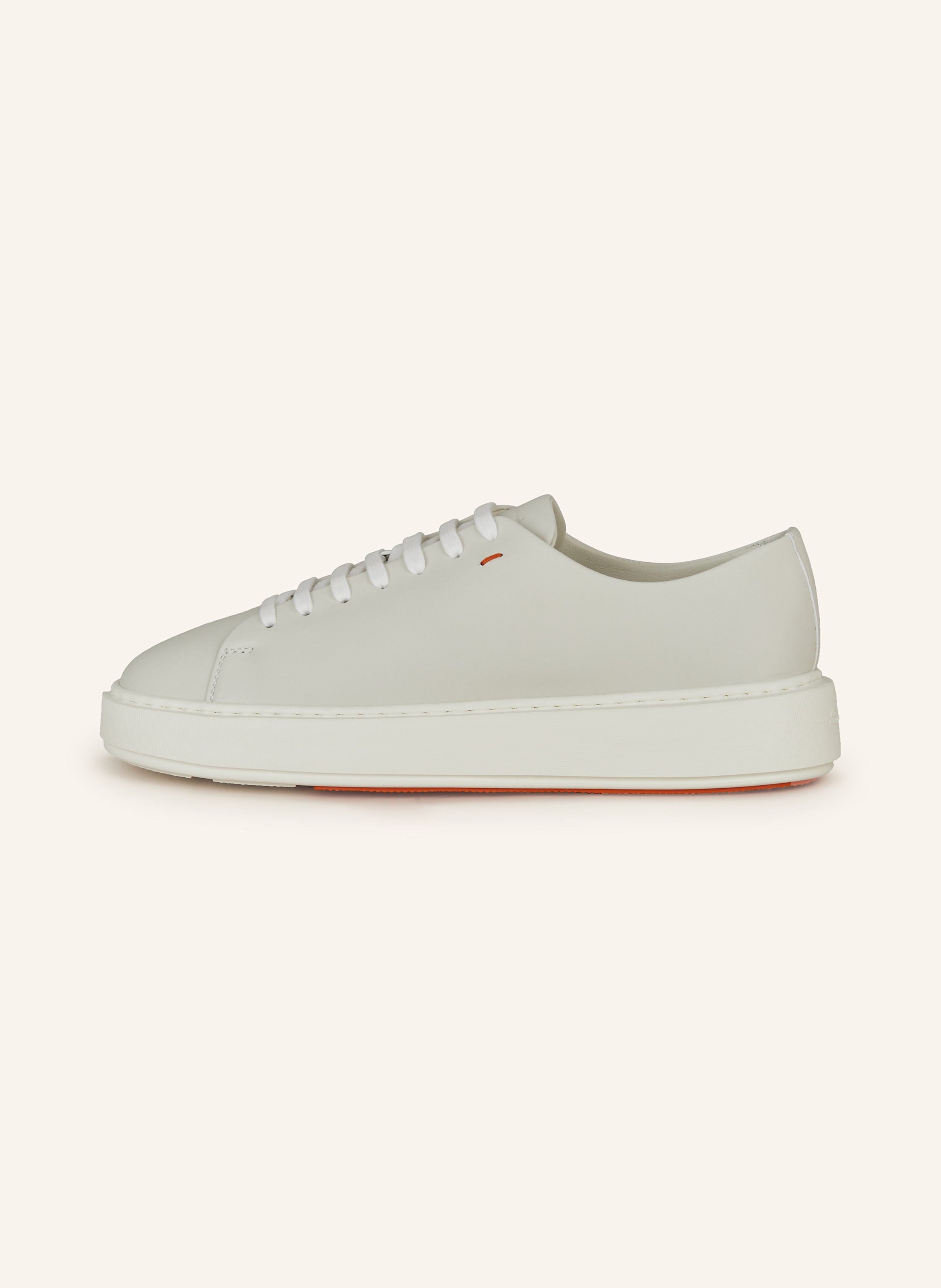 Thumbnail - Santoni Sneaker Fuzz weiss