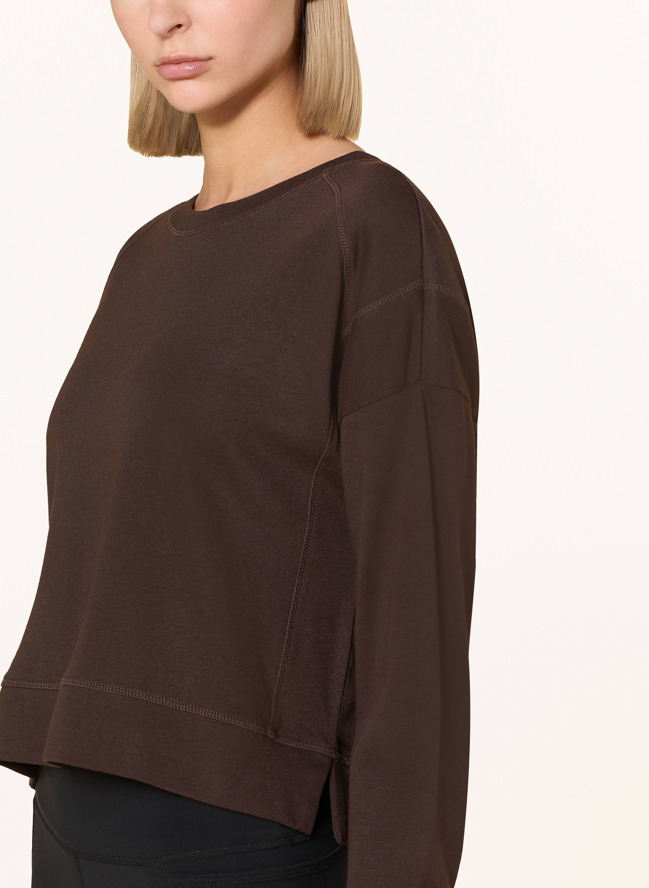 Thumbnail - Sweaty Betty Sweatshirt After Class Crop braun