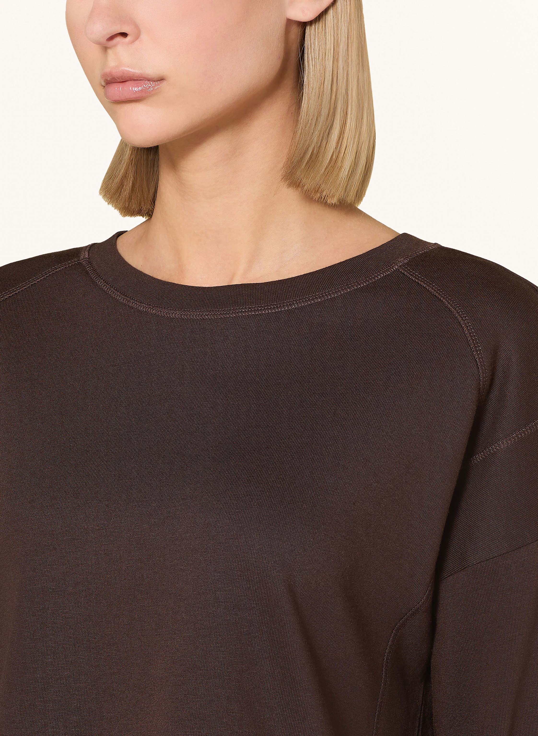 Thumbnail - Sweaty Betty Sweatshirt After Class Crop braun
