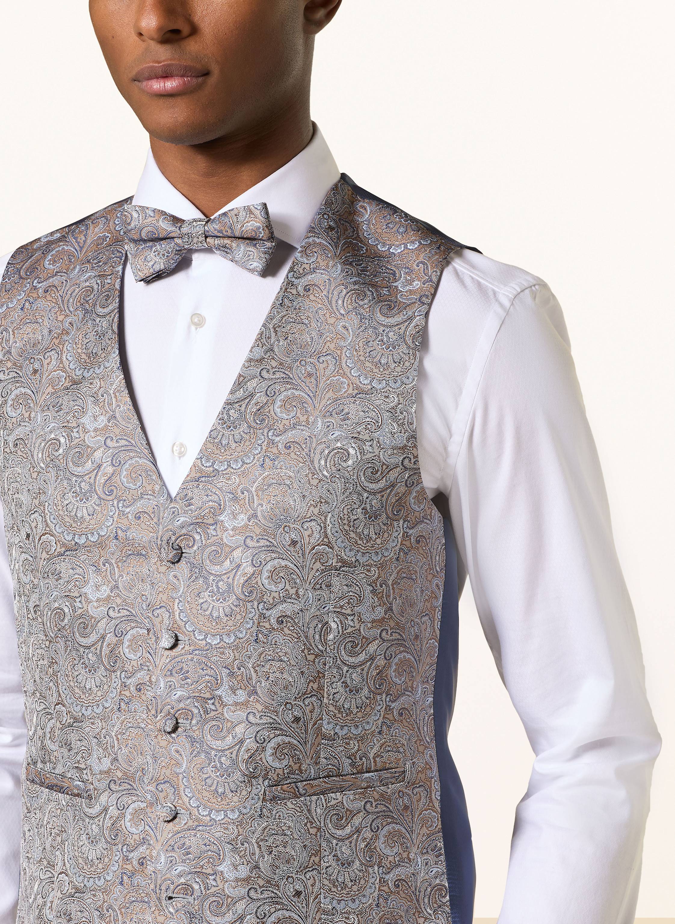 Thumbnail - Wilvorst Anzugweste Extra Slim Fit blau