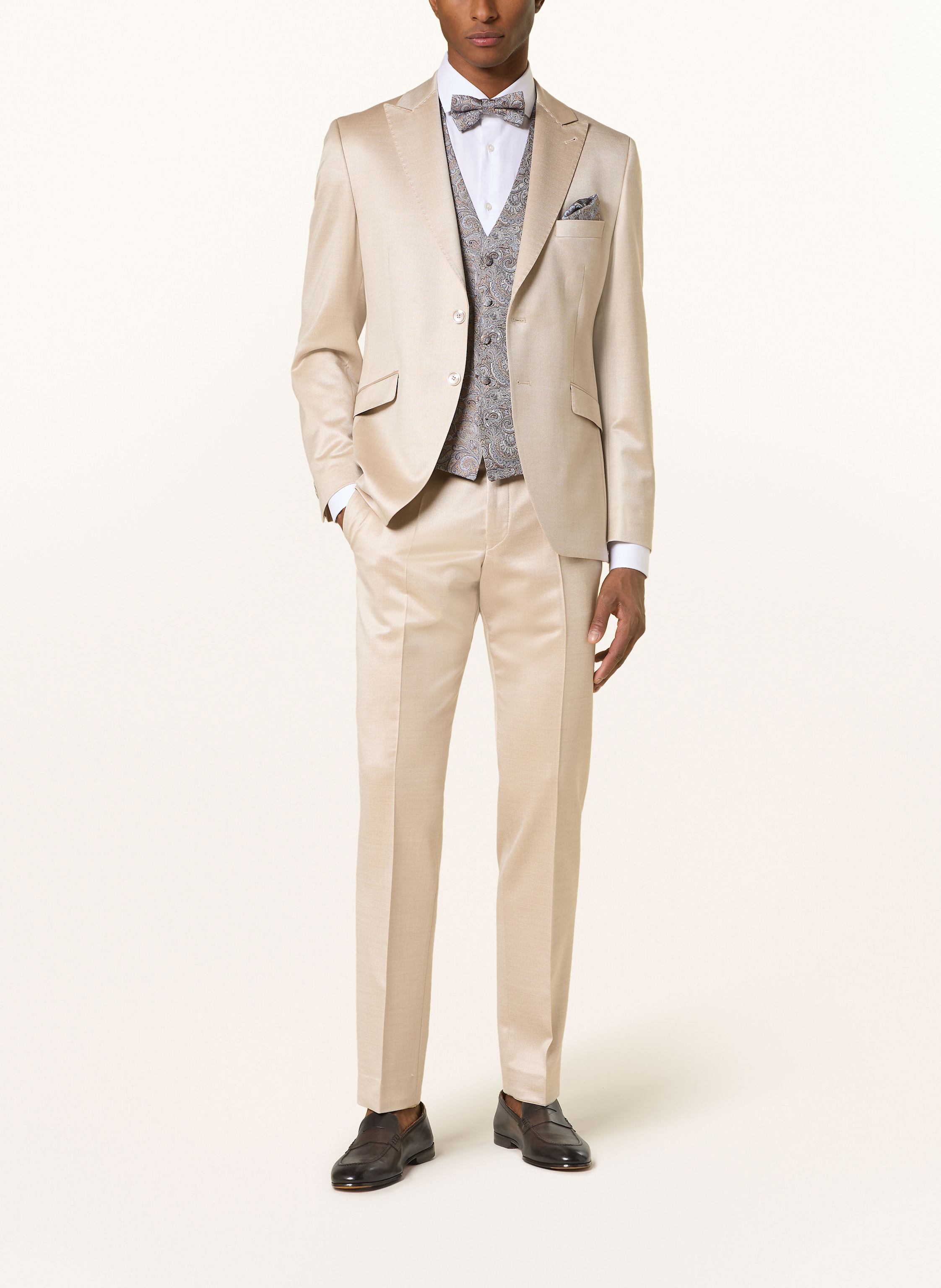 Thumbnail - Wilvorst Anzugweste Extra Slim Fit blau