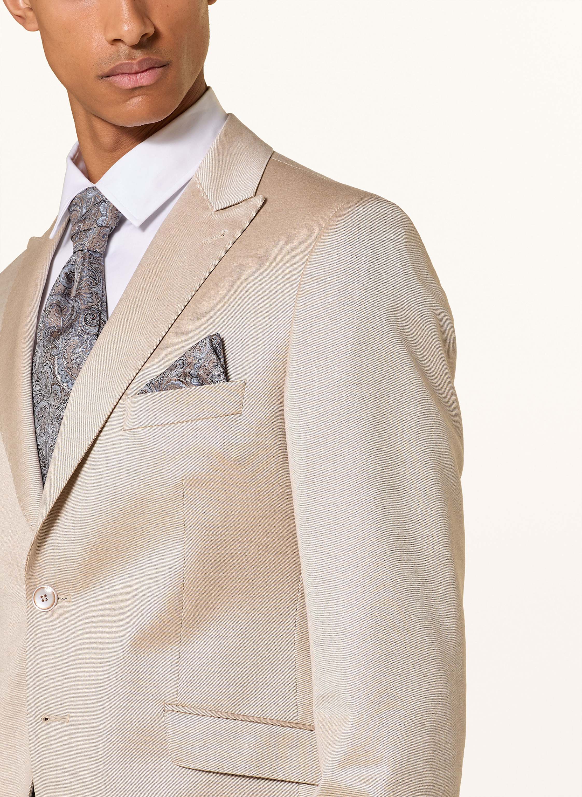 Thumbnail - Wilvorst Set: Krawatte Und Einstecktuch blau