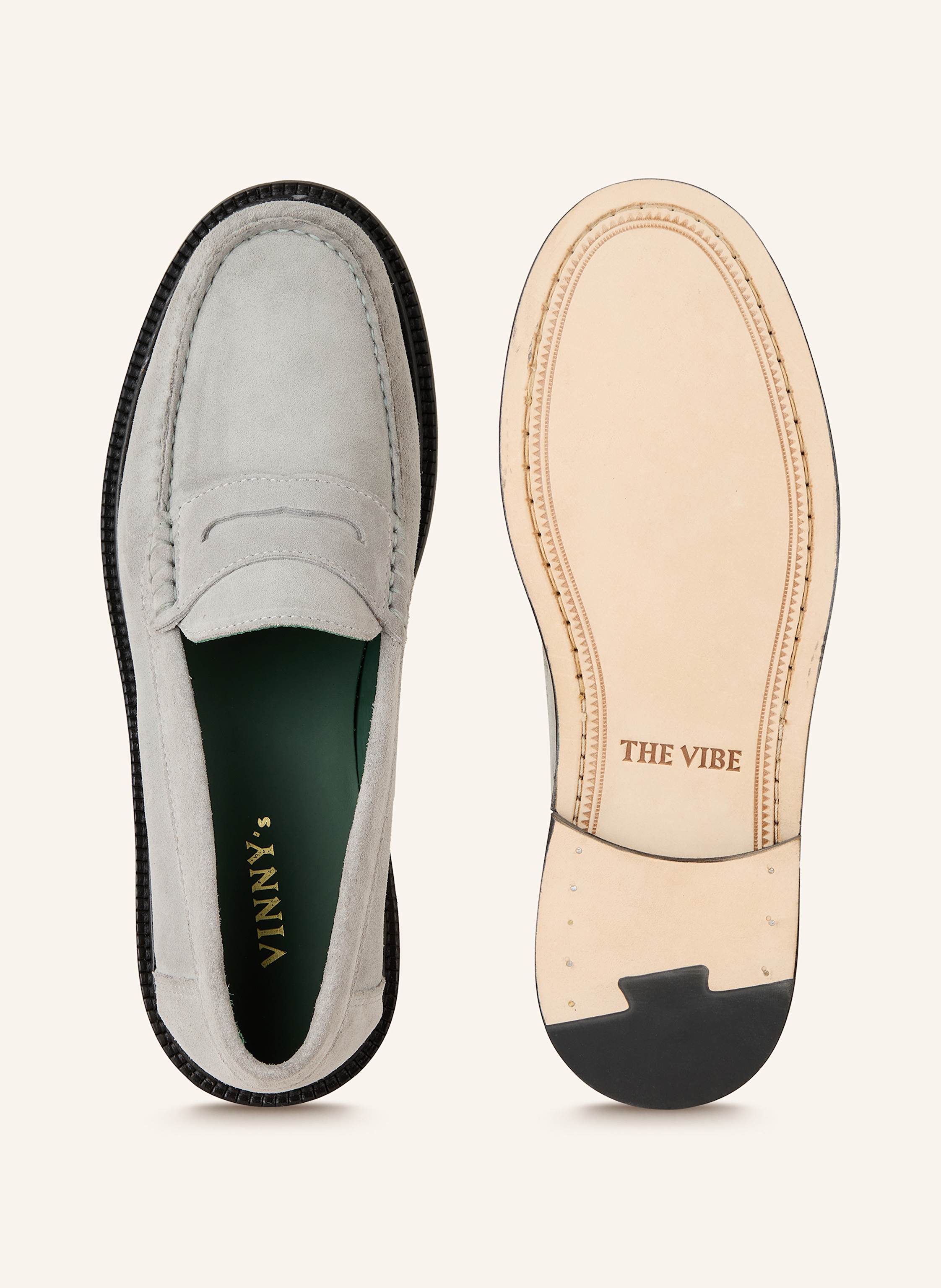 Thumbnail - Vinny's Penny-Loafer Yardee grau