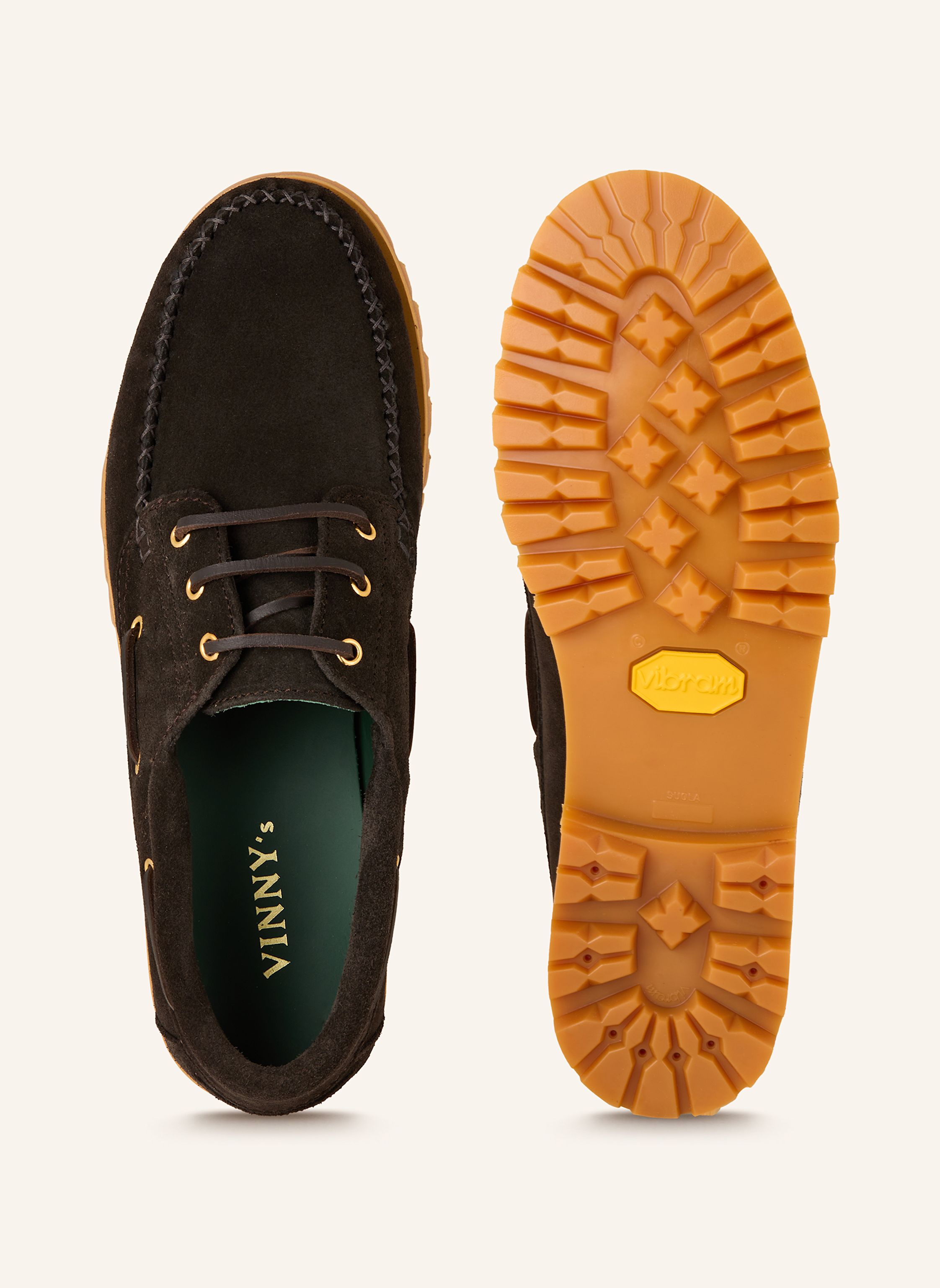 Thumbnail - Vinny's Bootsschuhe Aztec braun