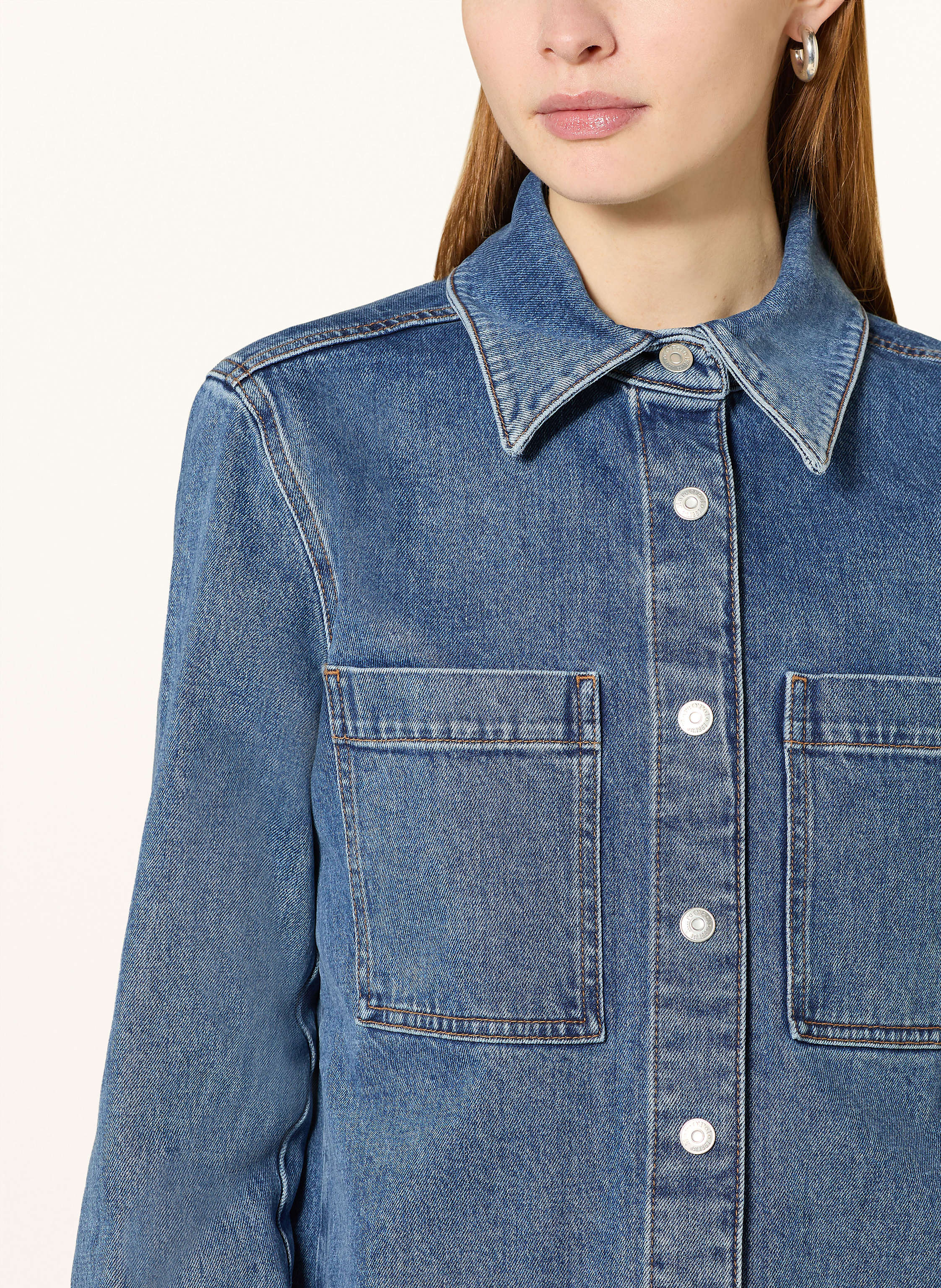Thumbnail - Marc O'polo Jeansbluse blau