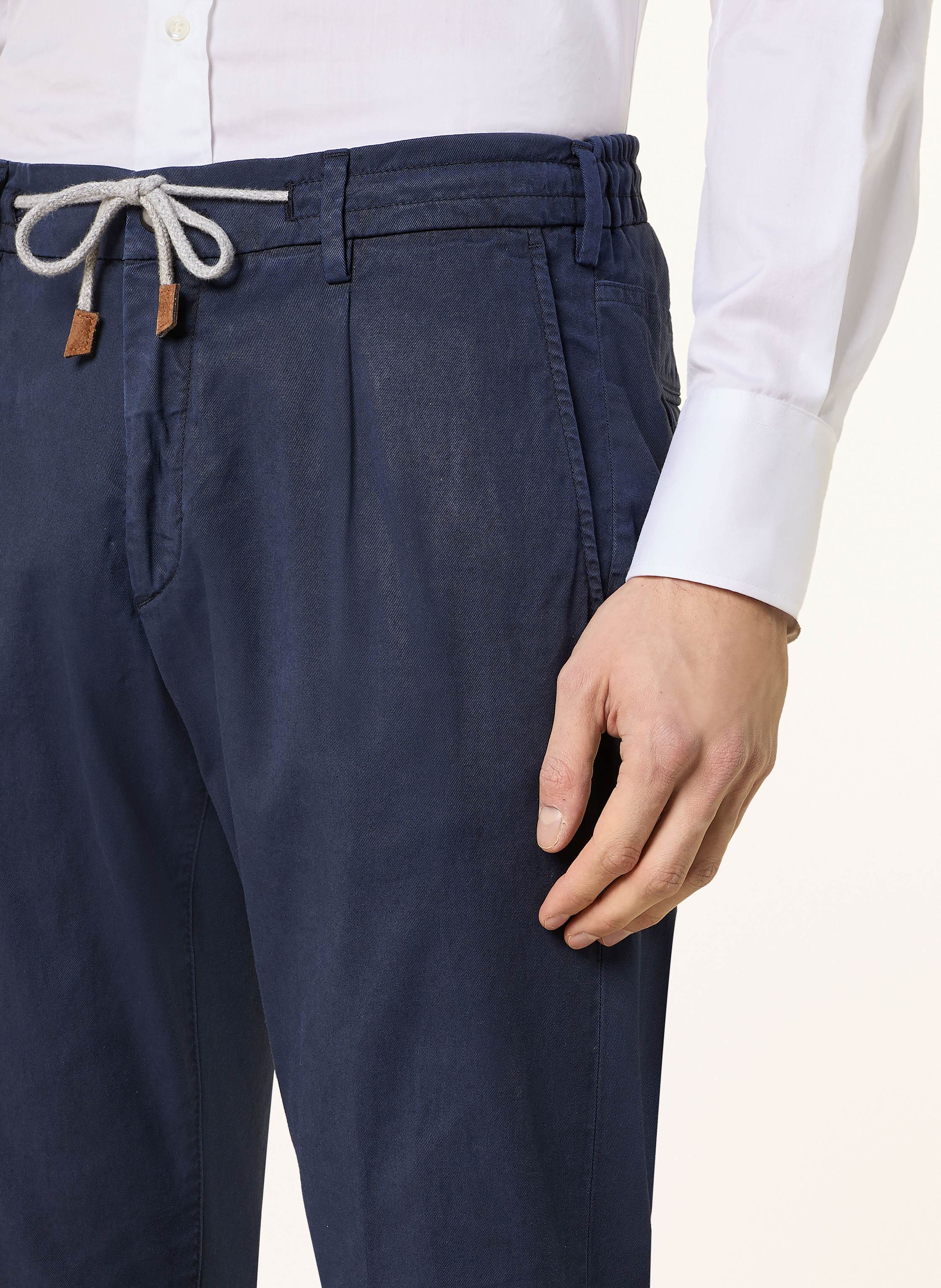Thumbnail - Eleventy Chino Extra Slim Fit blau