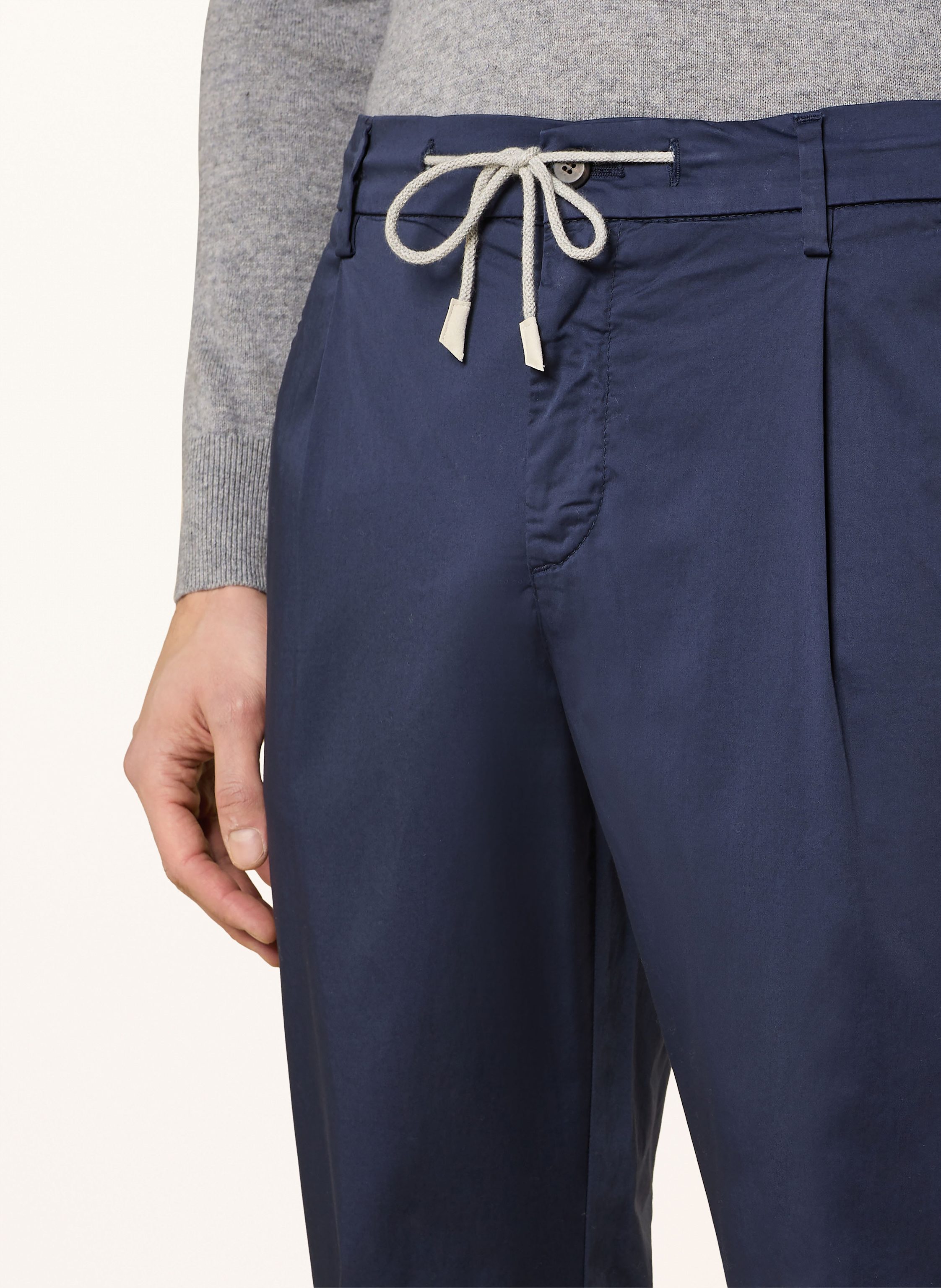 Thumbnail - Eleventy Chino Extra Slim Fit blau