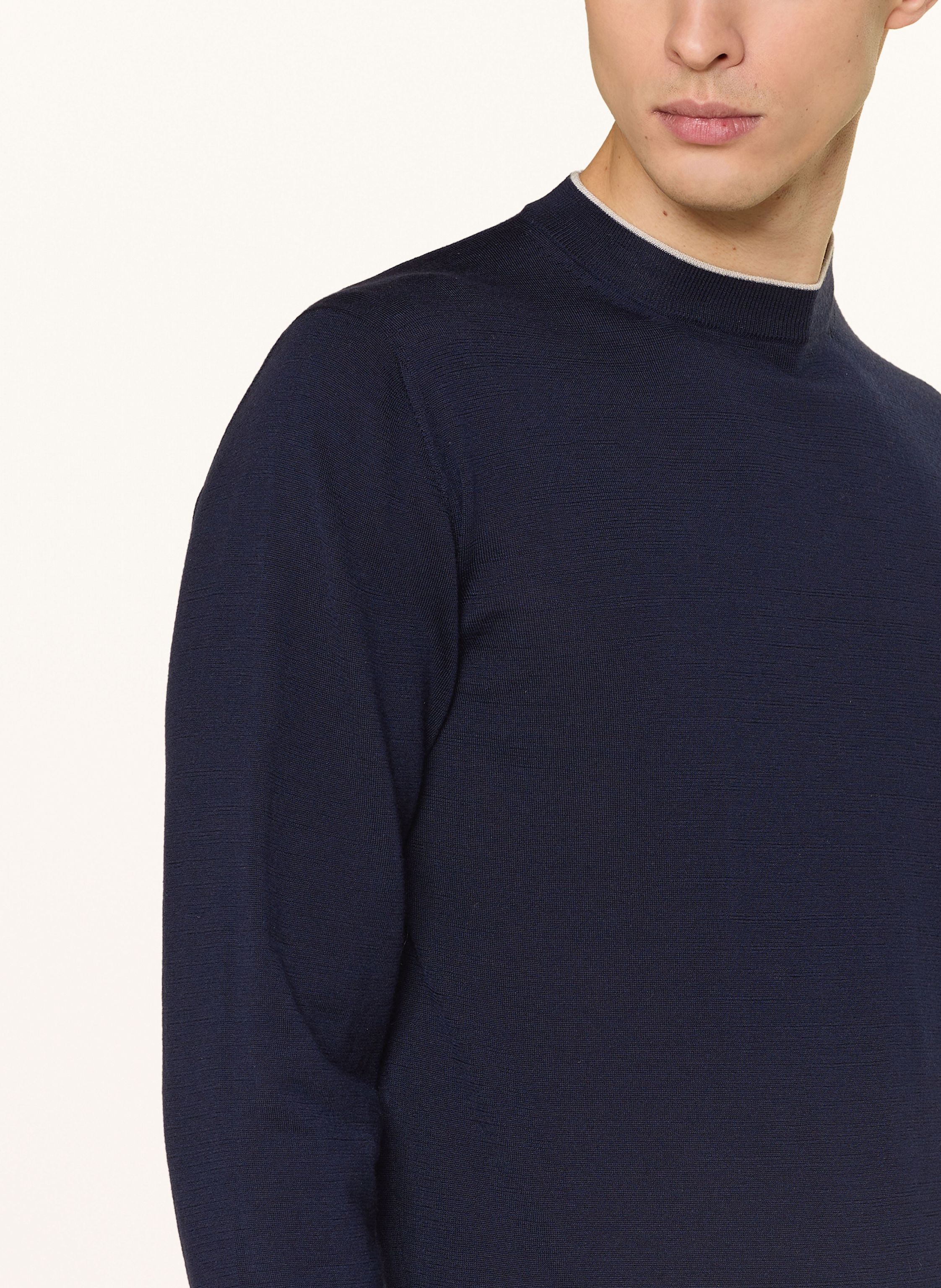 Thumbnail - Eleventy Pullover Mit Seide blau