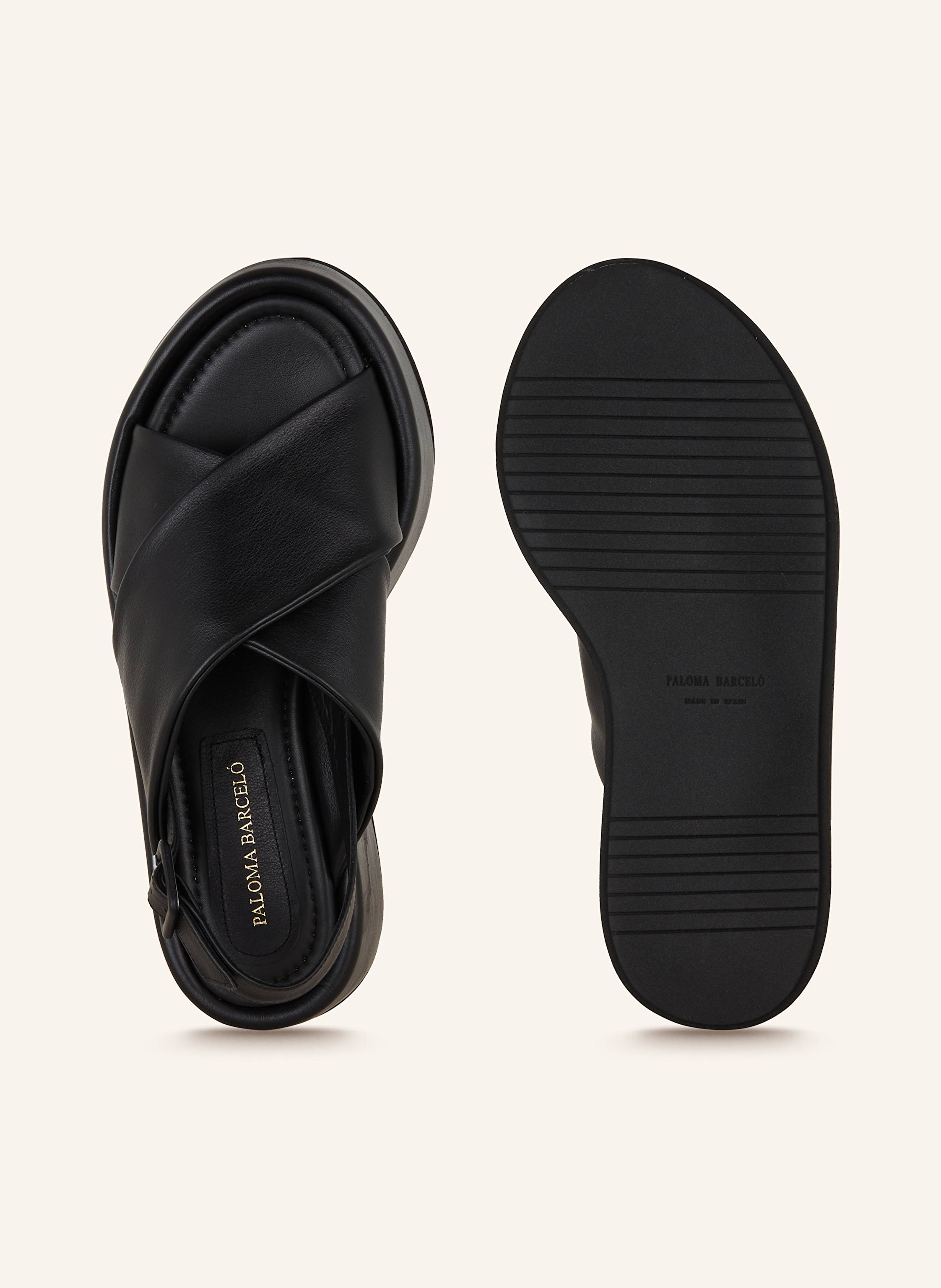 Thumbnail - Paloma Barceló Plateau-Sandalen Basima schwarz