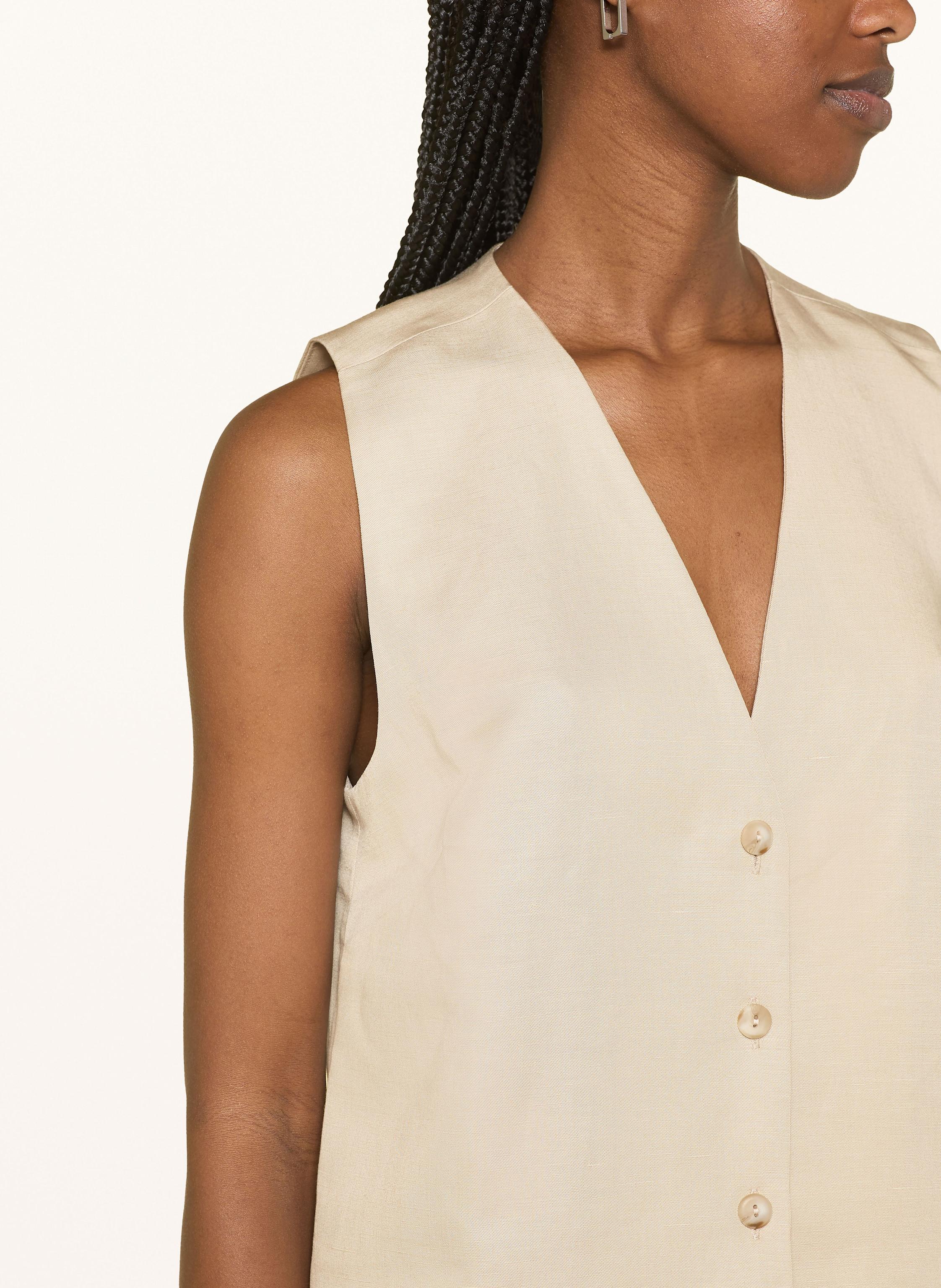 Thumbnail - Ivy Oak Weste Tala Ann Mit Leinen grau