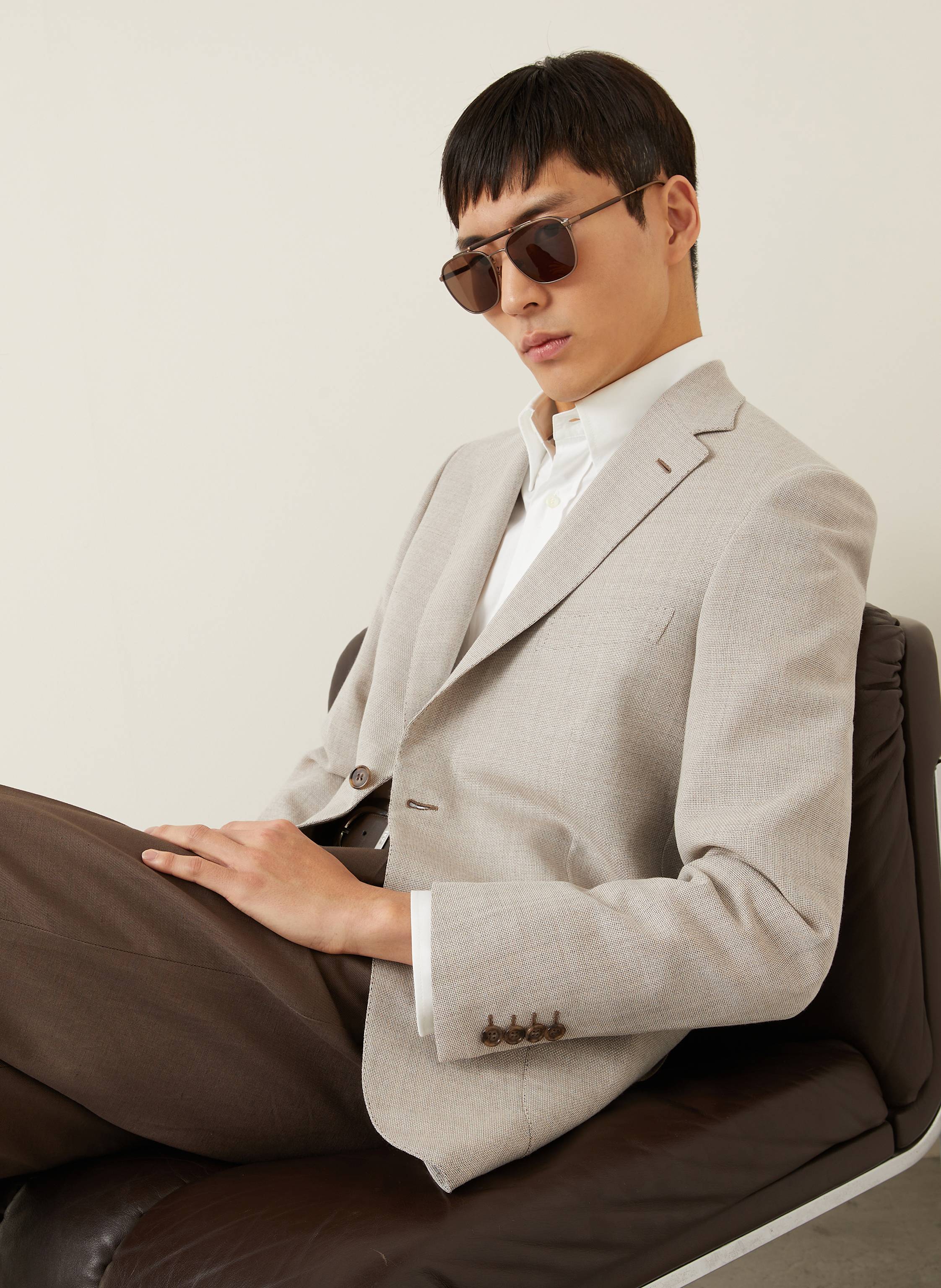 Thumbnail - Brioni Sakko Slim Fit beige