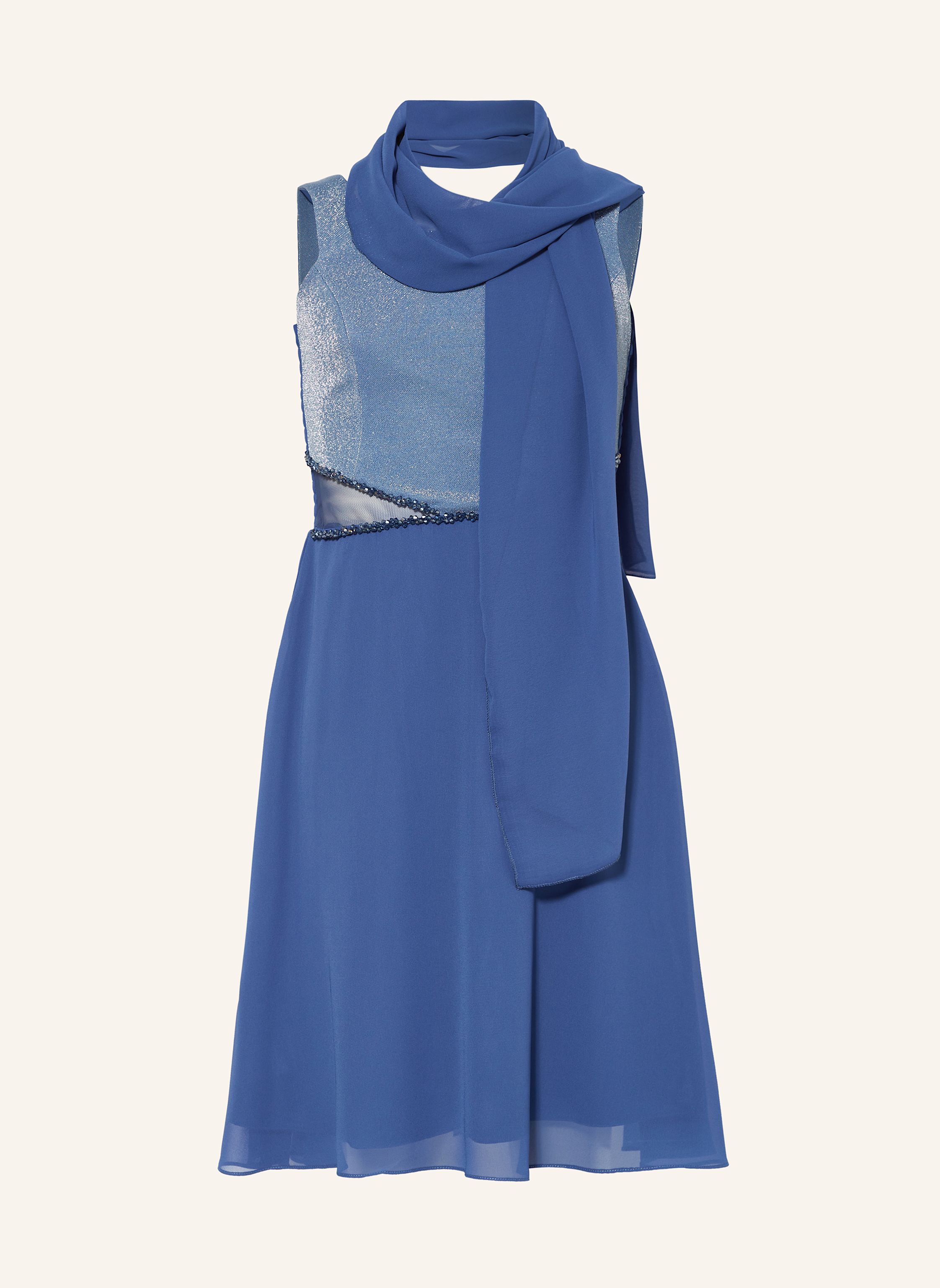 Thumbnail - G.O.L. Finest Collection Kleid Mit Glitzergarn Und Cut-Outs blau