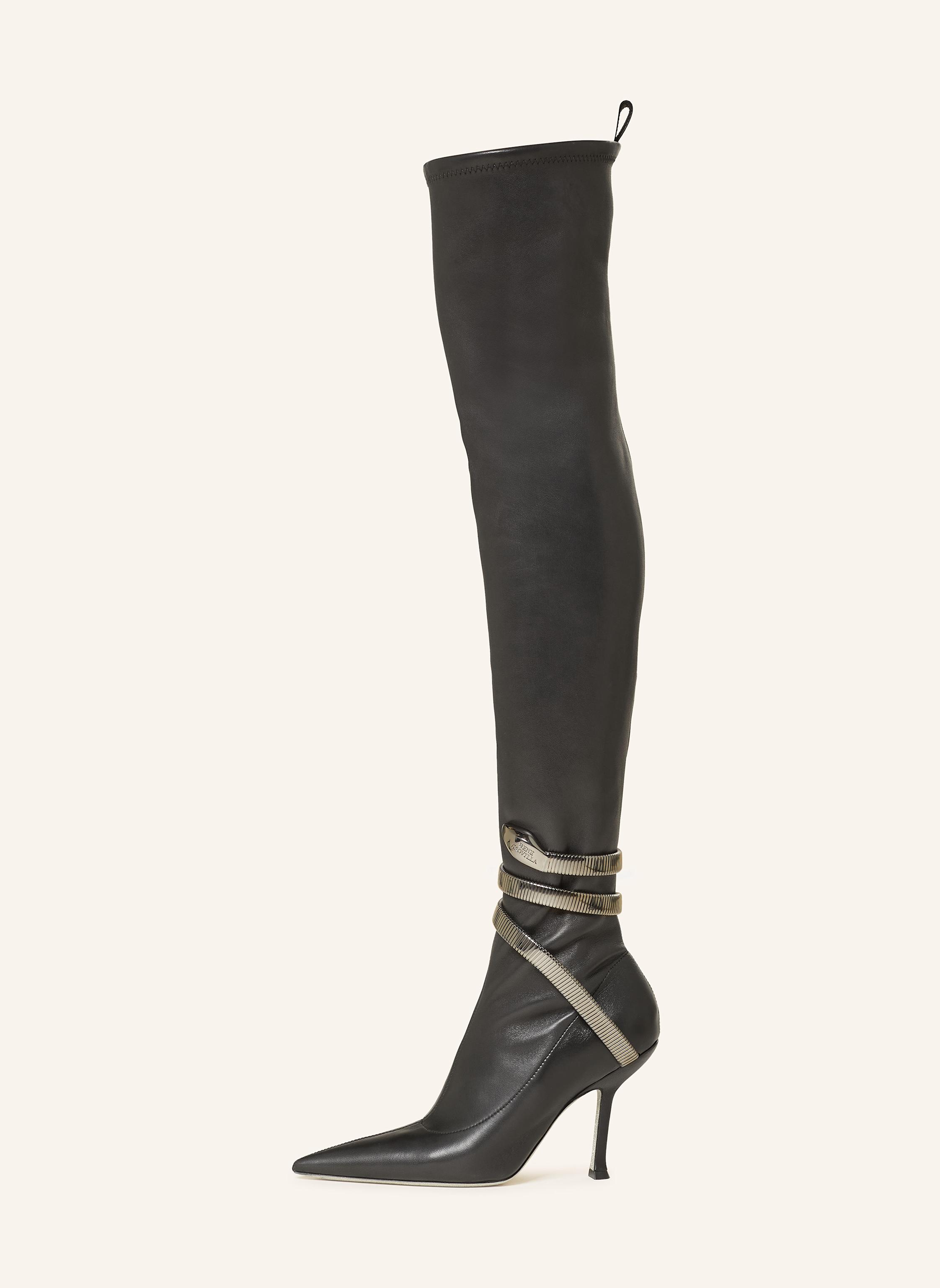 Thumbnail - Rene Caovilla Overknee-Stiefel schwarz