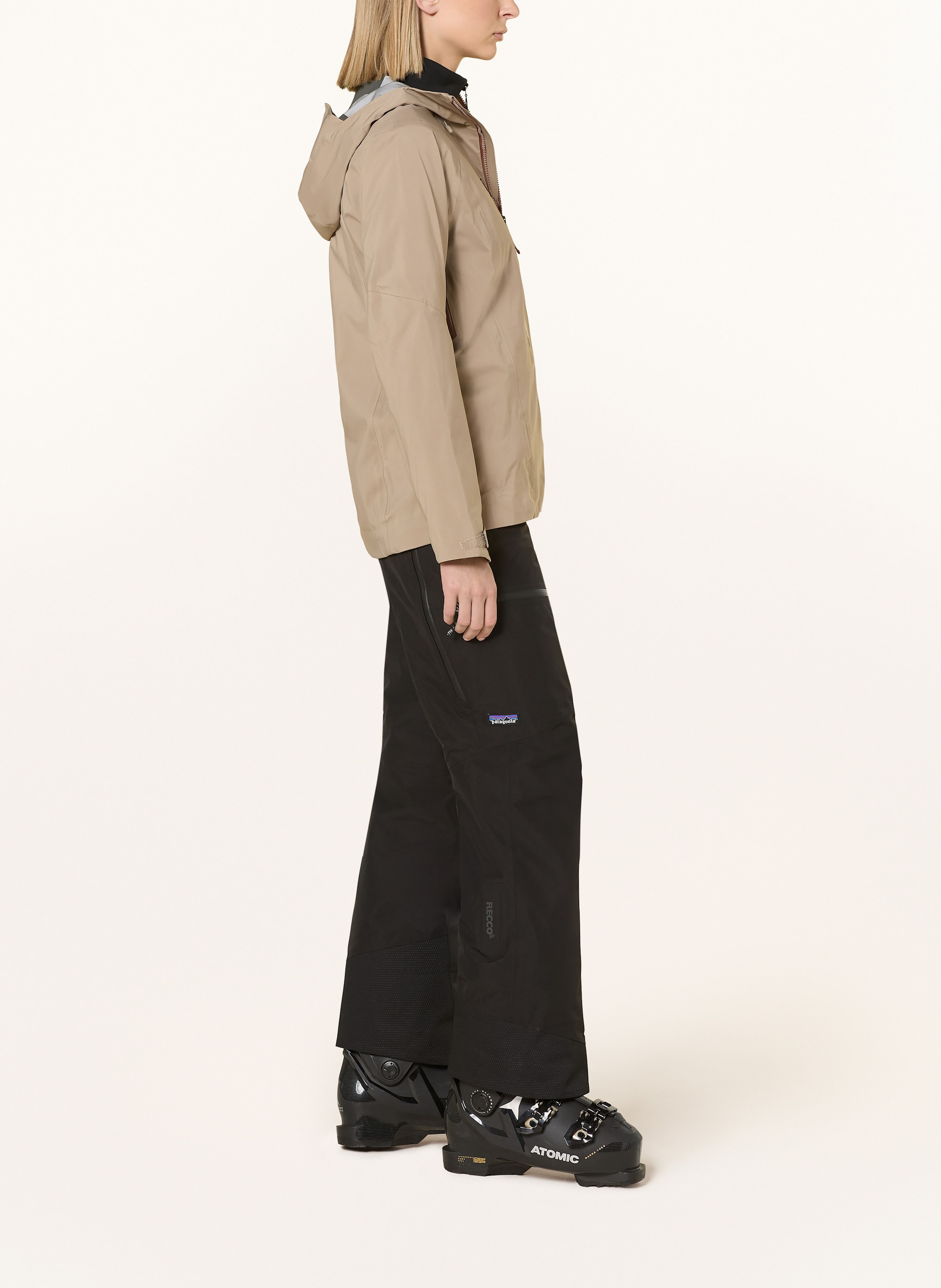 Thumbnail - Patagonia Hardshell-Skijacke Stormstride beige