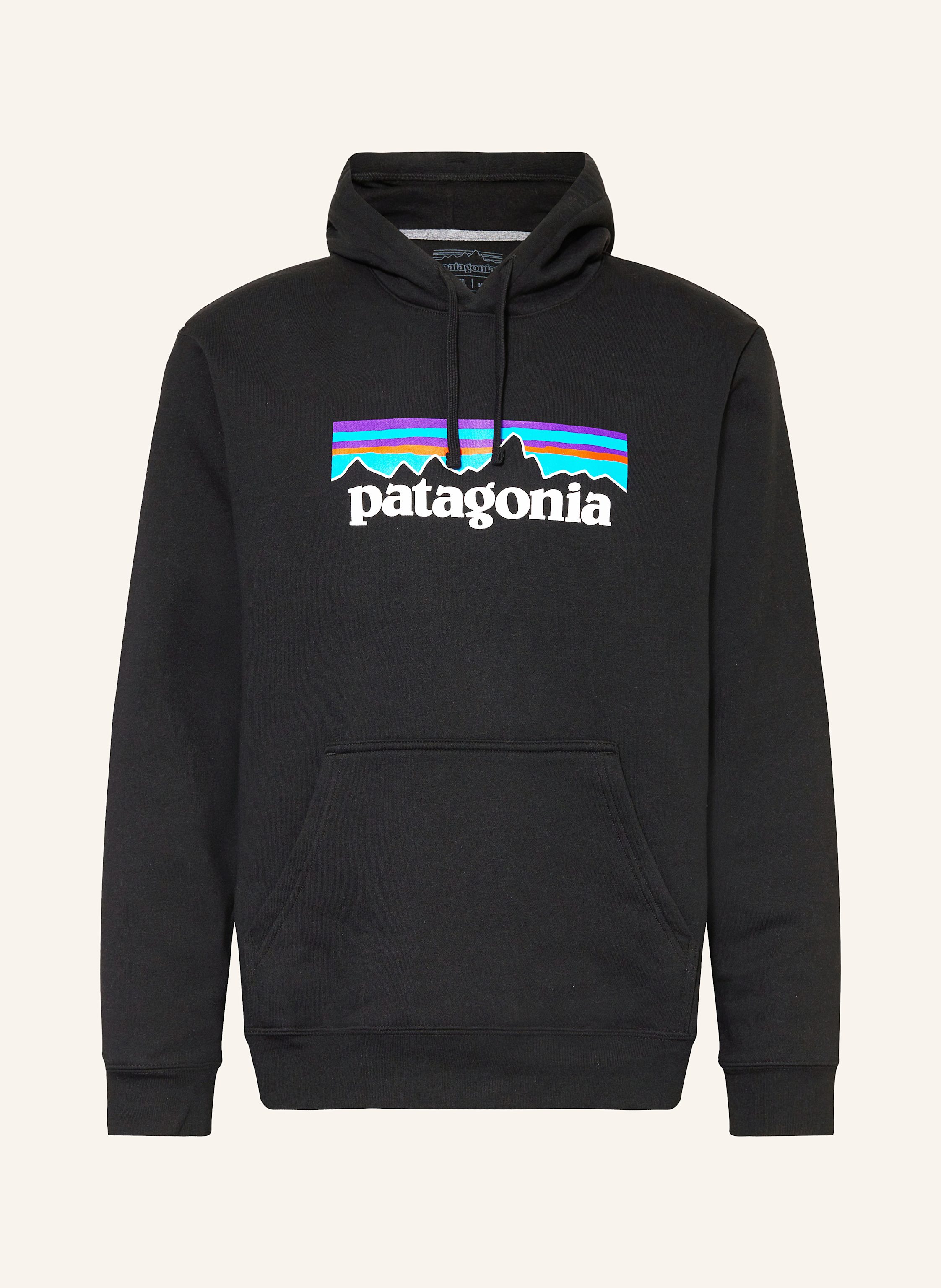 Patagonia Hoodie P-6 schwarz