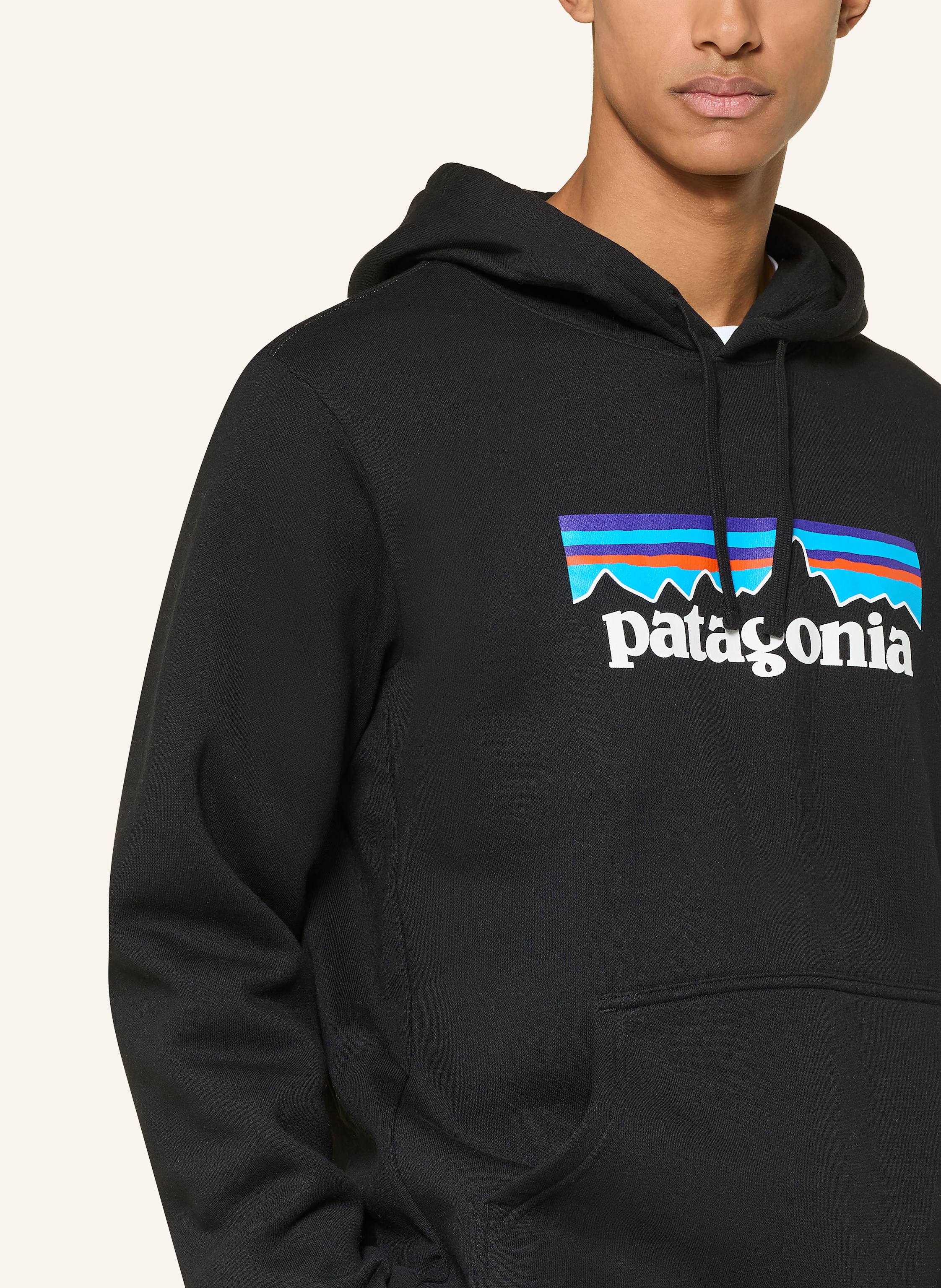 Thumbnail - Patagonia Hoodie P-6 schwarz