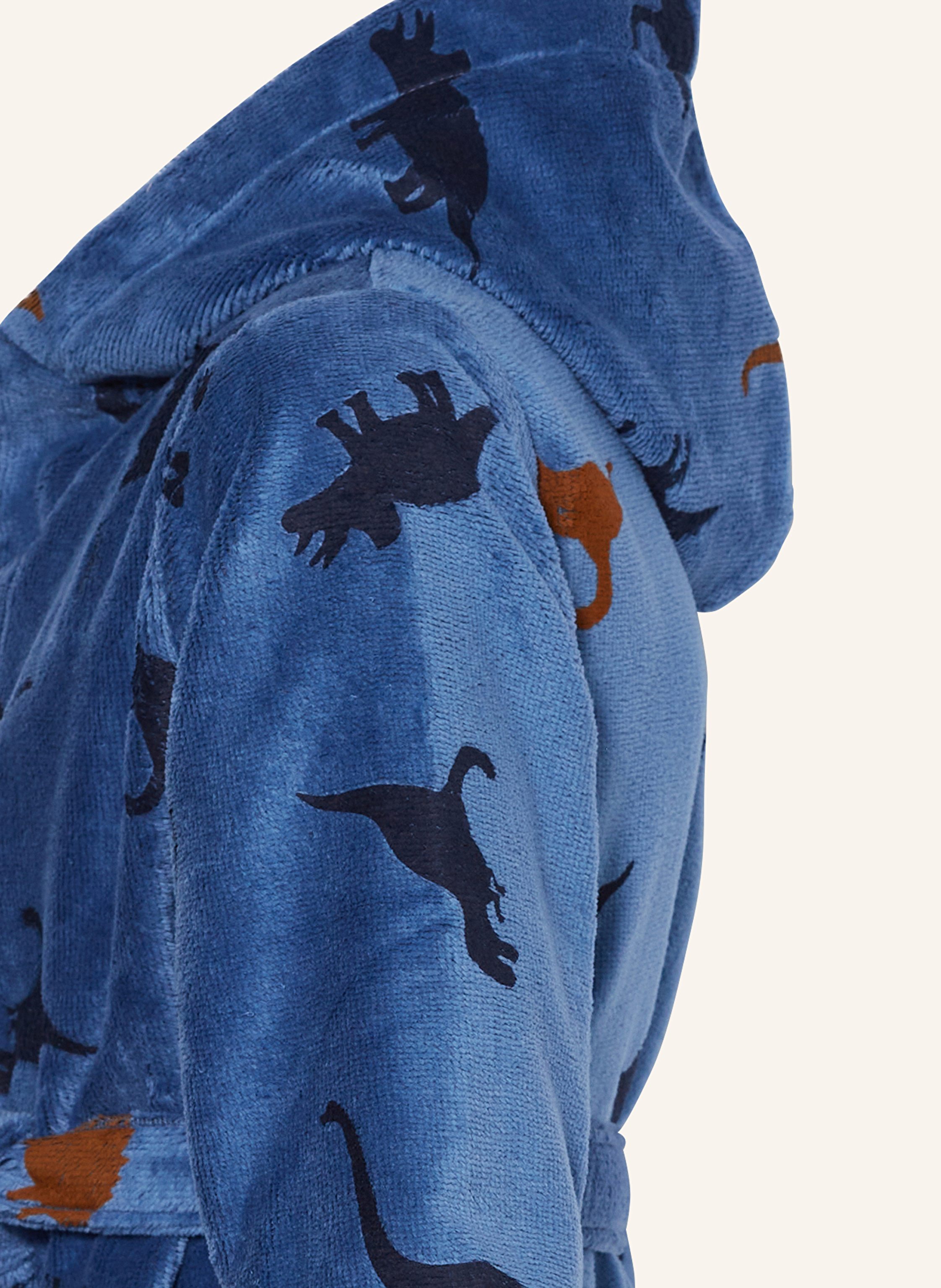 Thumbnail - Sanetta Bademantel Mit Kapuze blau