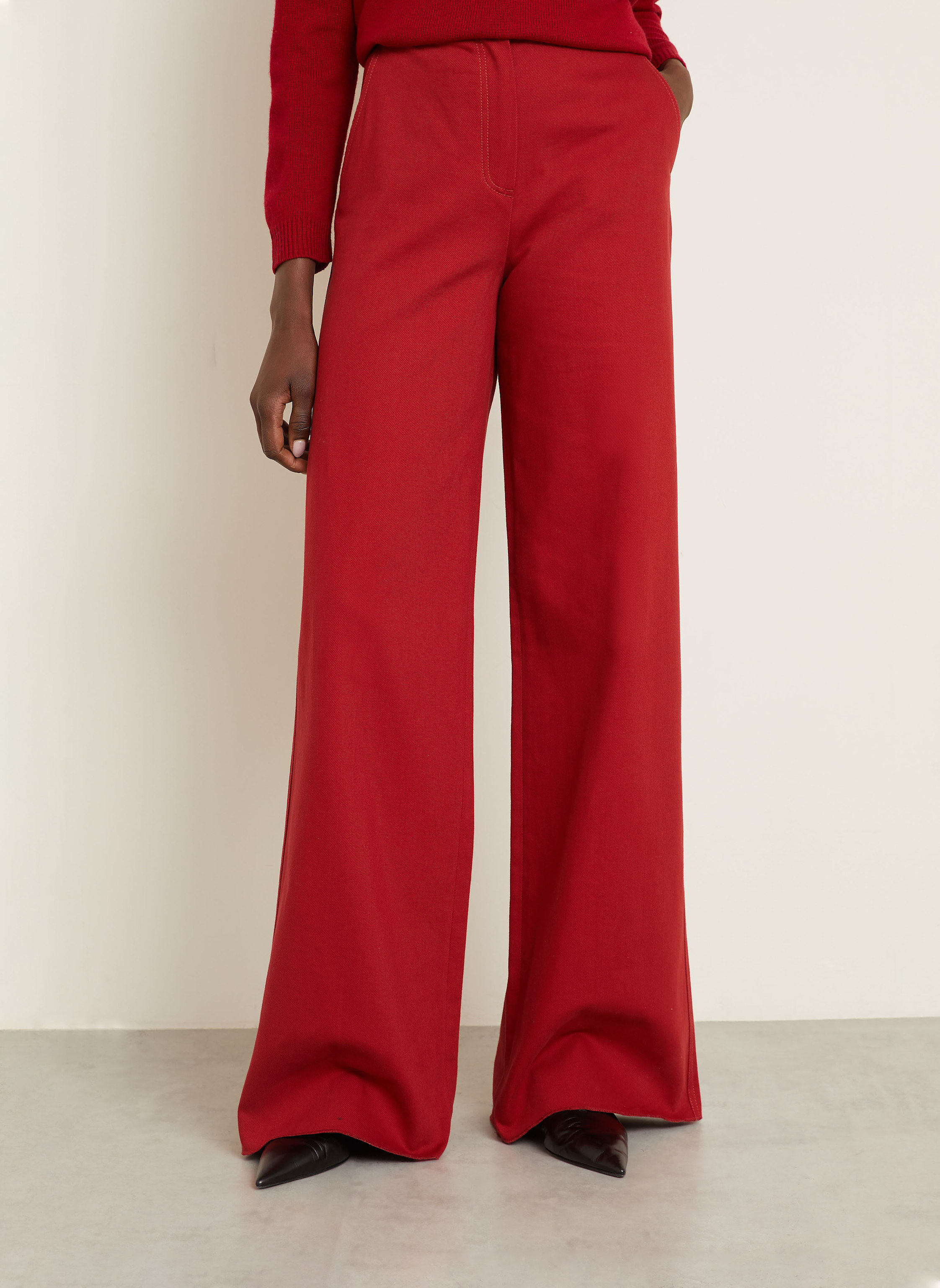 Thumbnail - Max Mara Marlenehose Ruggero rot
