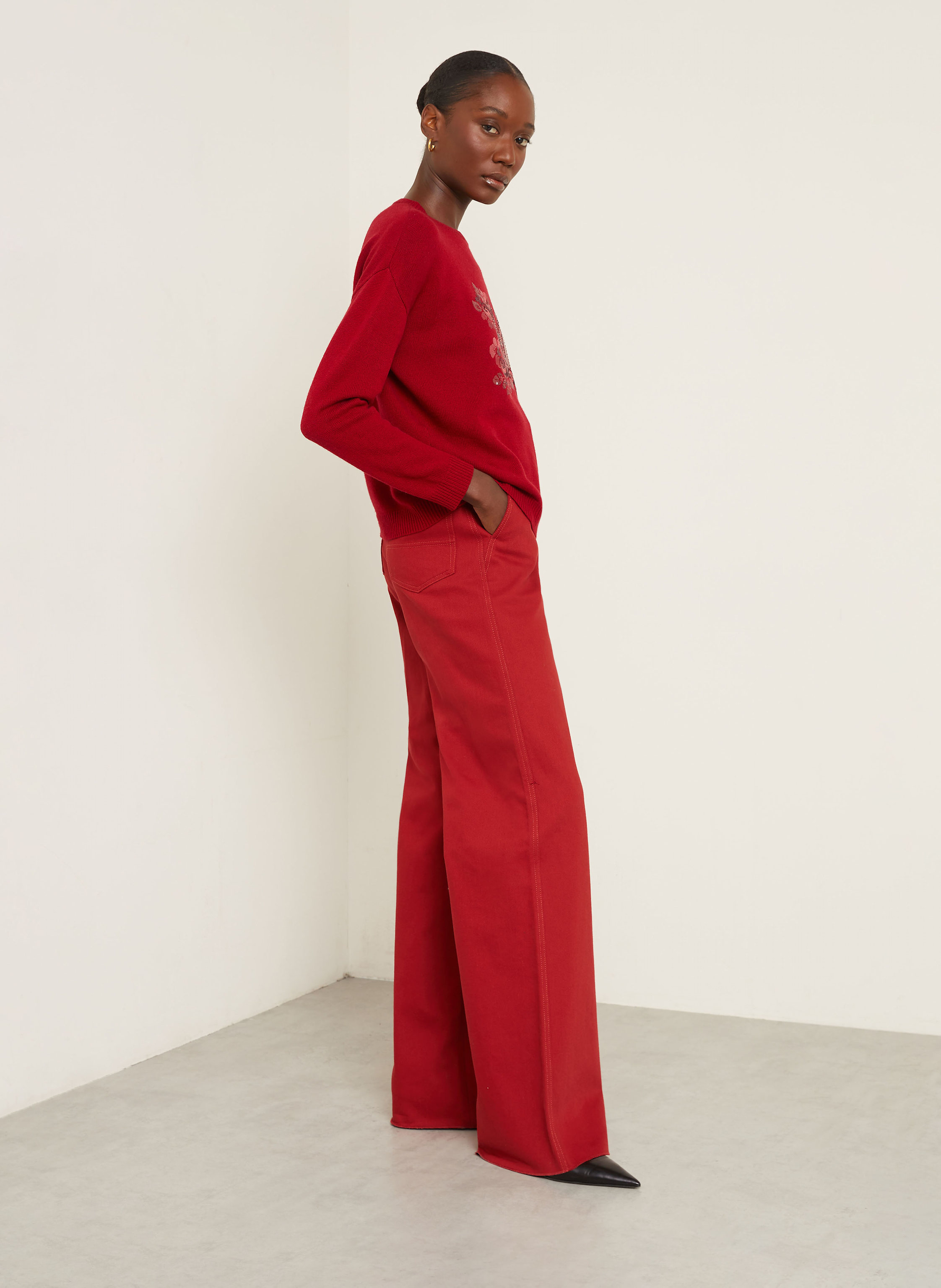 Thumbnail - Max Mara Marlenehose Ruggero rot