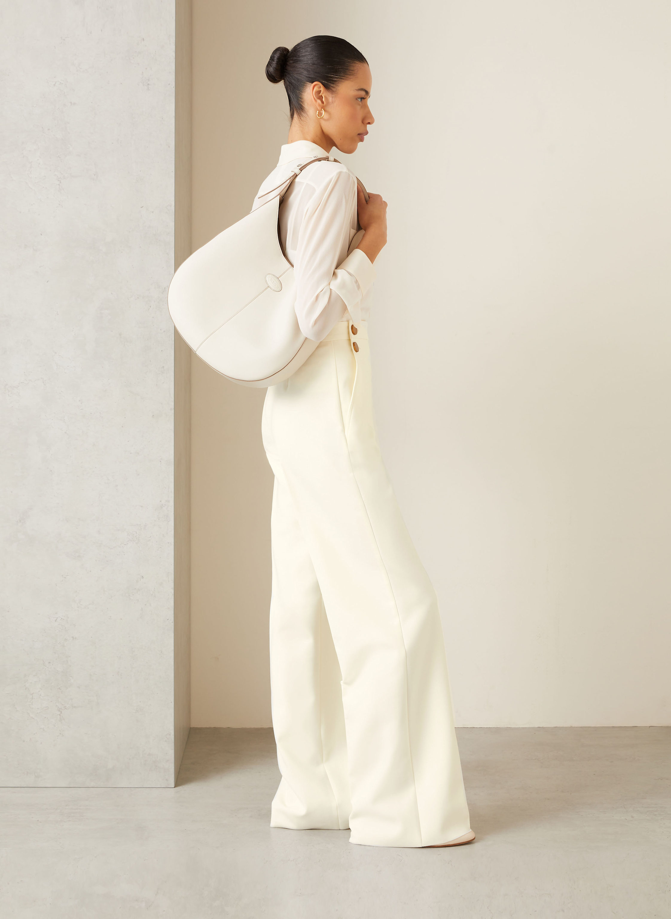 Thumbnail - Max Mara Marlenehose Polonia weiss