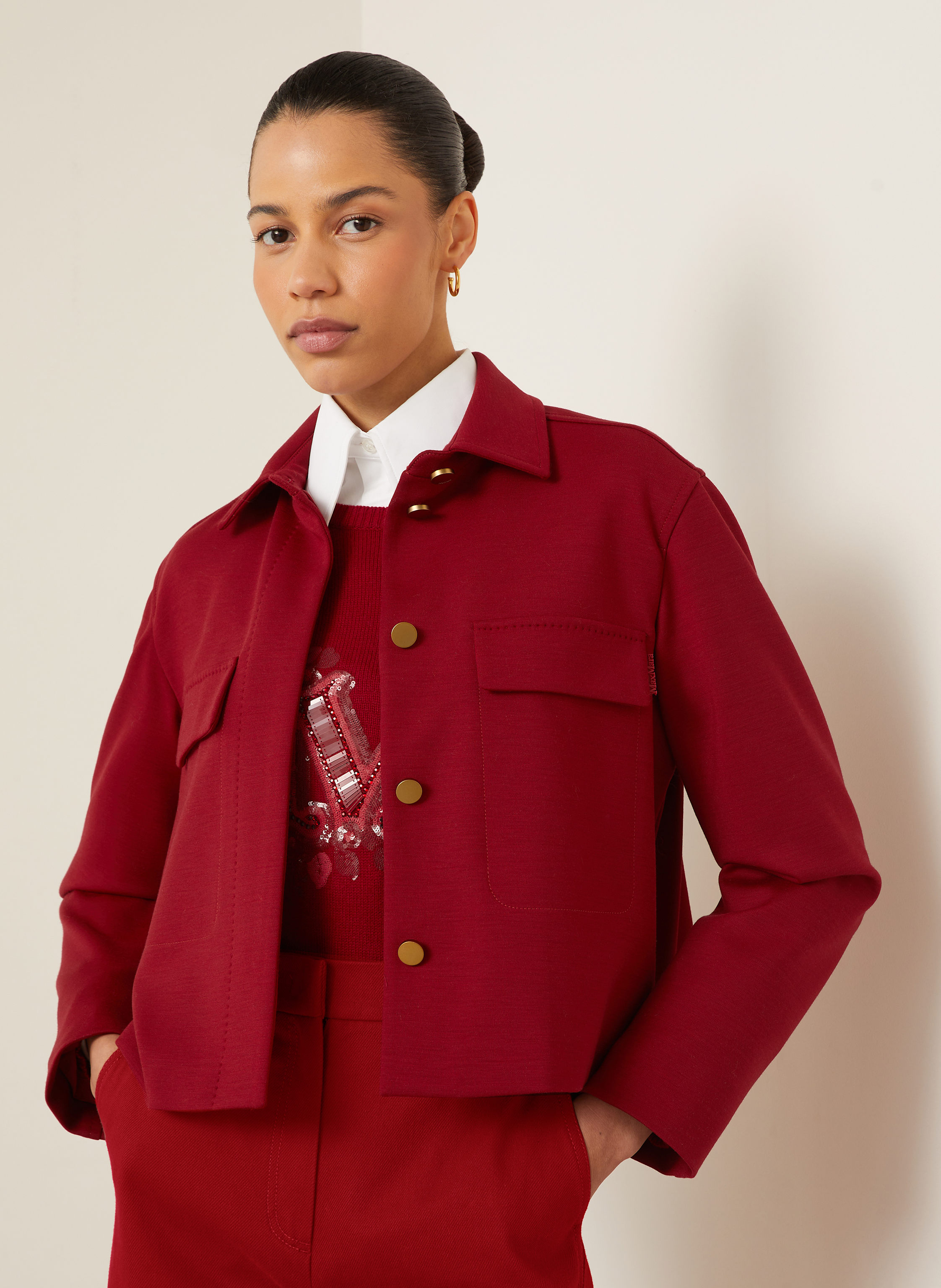 Max Mara Jacke Talamo rot – Bild 2