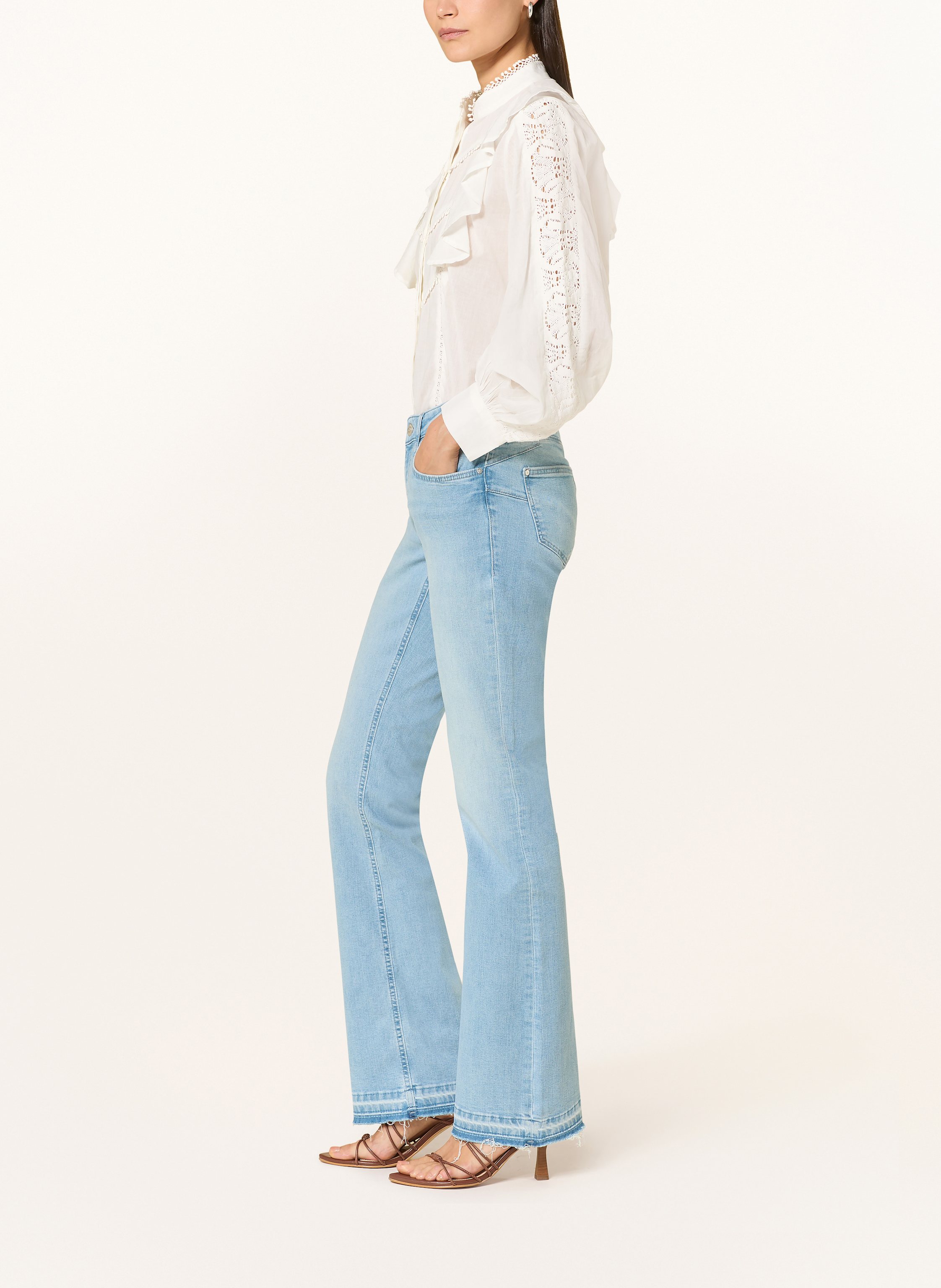 Thumbnail - Mavi Bootcut Jeans Bella blau