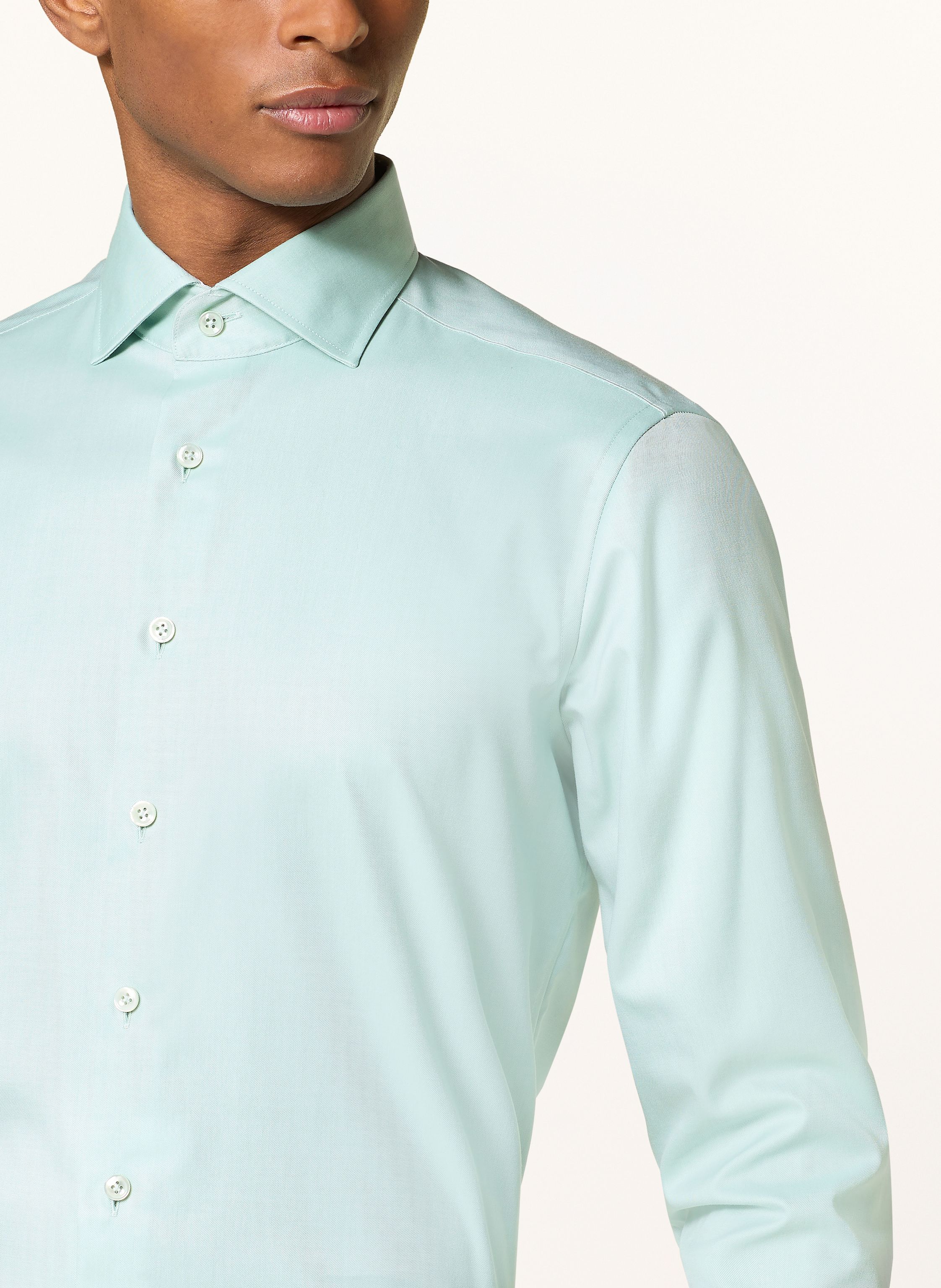 Thumbnail - Olymp Signature Hemd Tailored Fit gruen