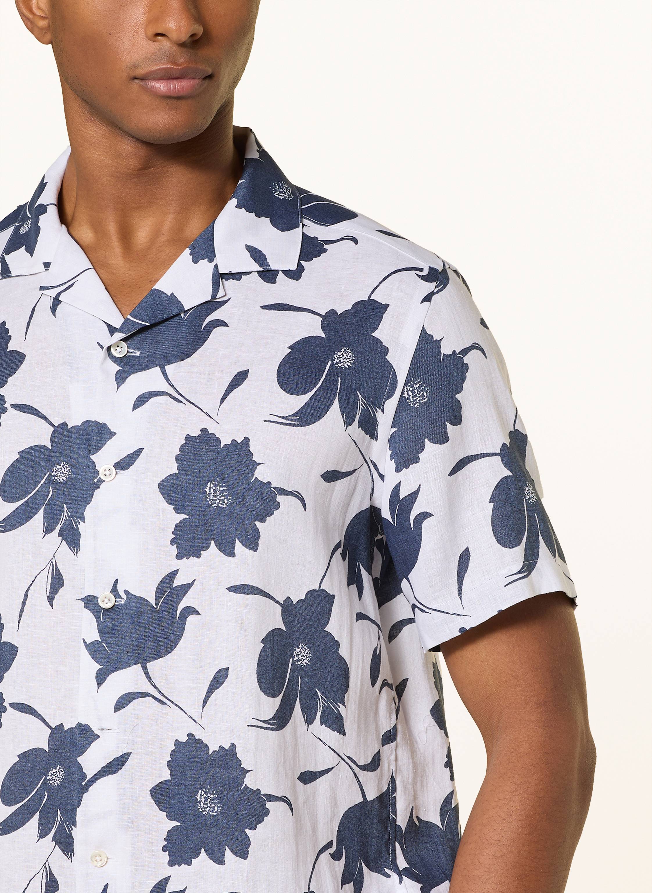 Thumbnail - Olymp Signature Resorthemd Casual Fit Aus Leinen blau