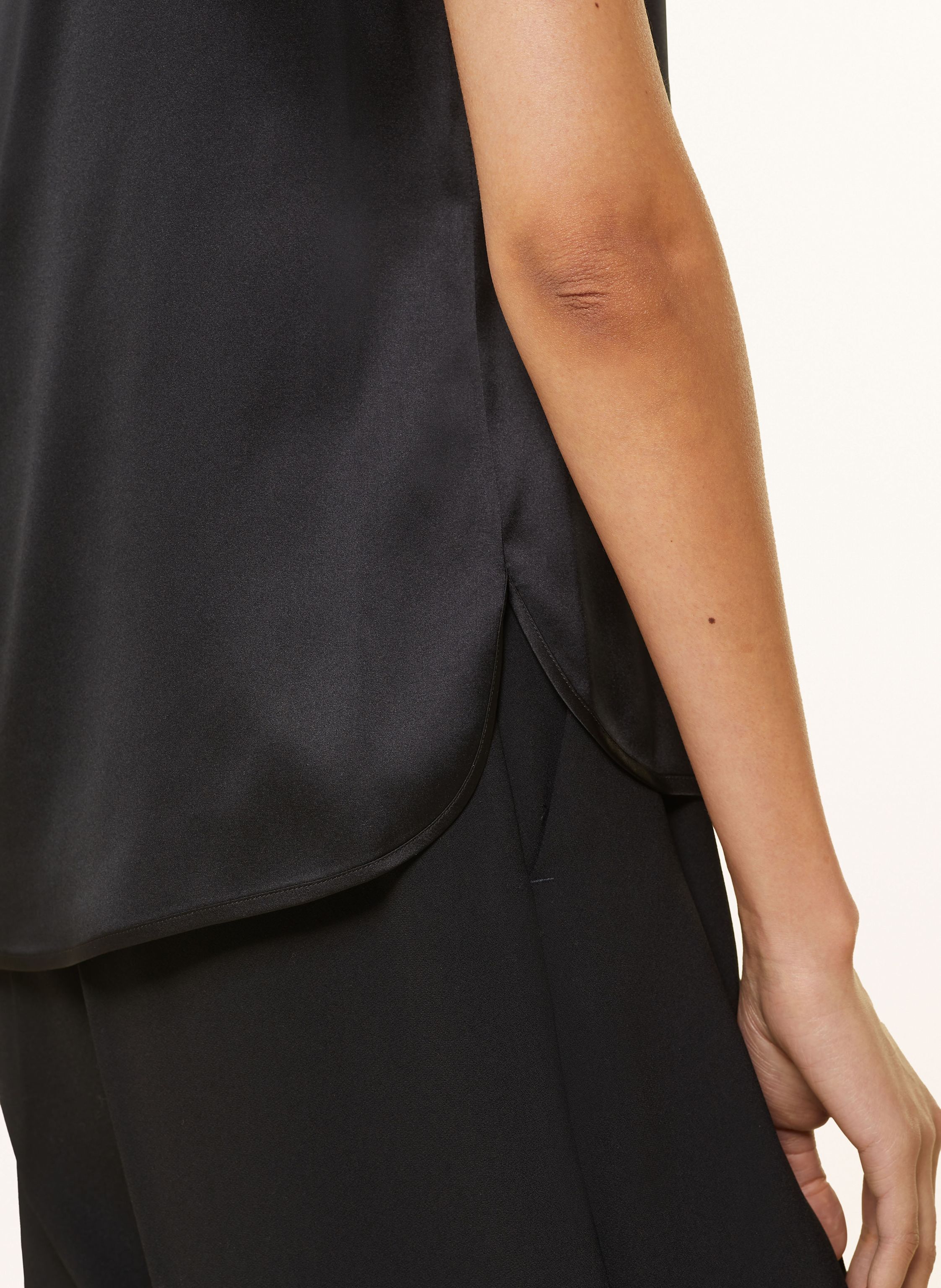 Thumbnail - Mm Satintop Pan Aus Seide schwarz