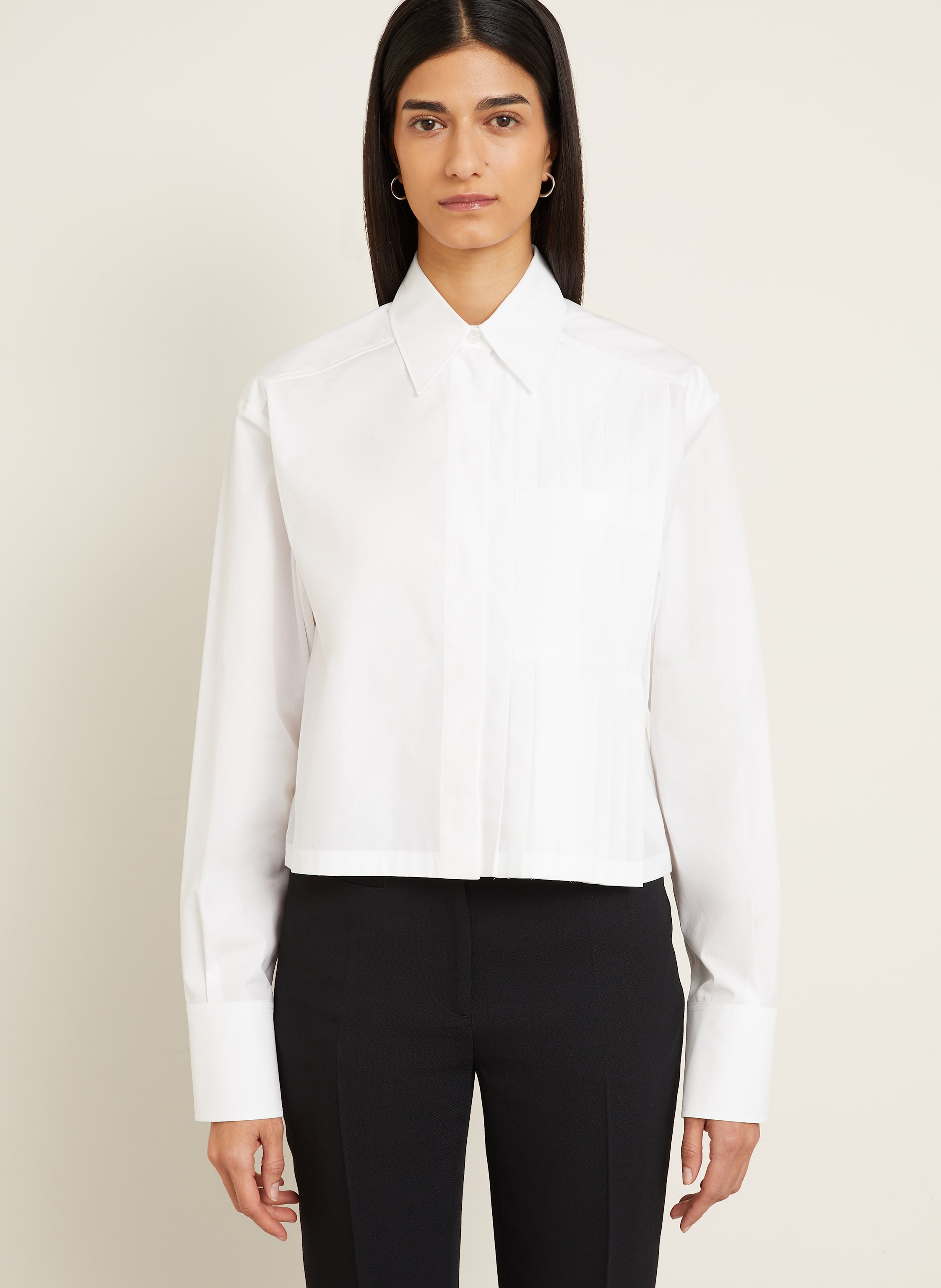 Thumbnail - Sportmax Hemdbluse Deborah weiss