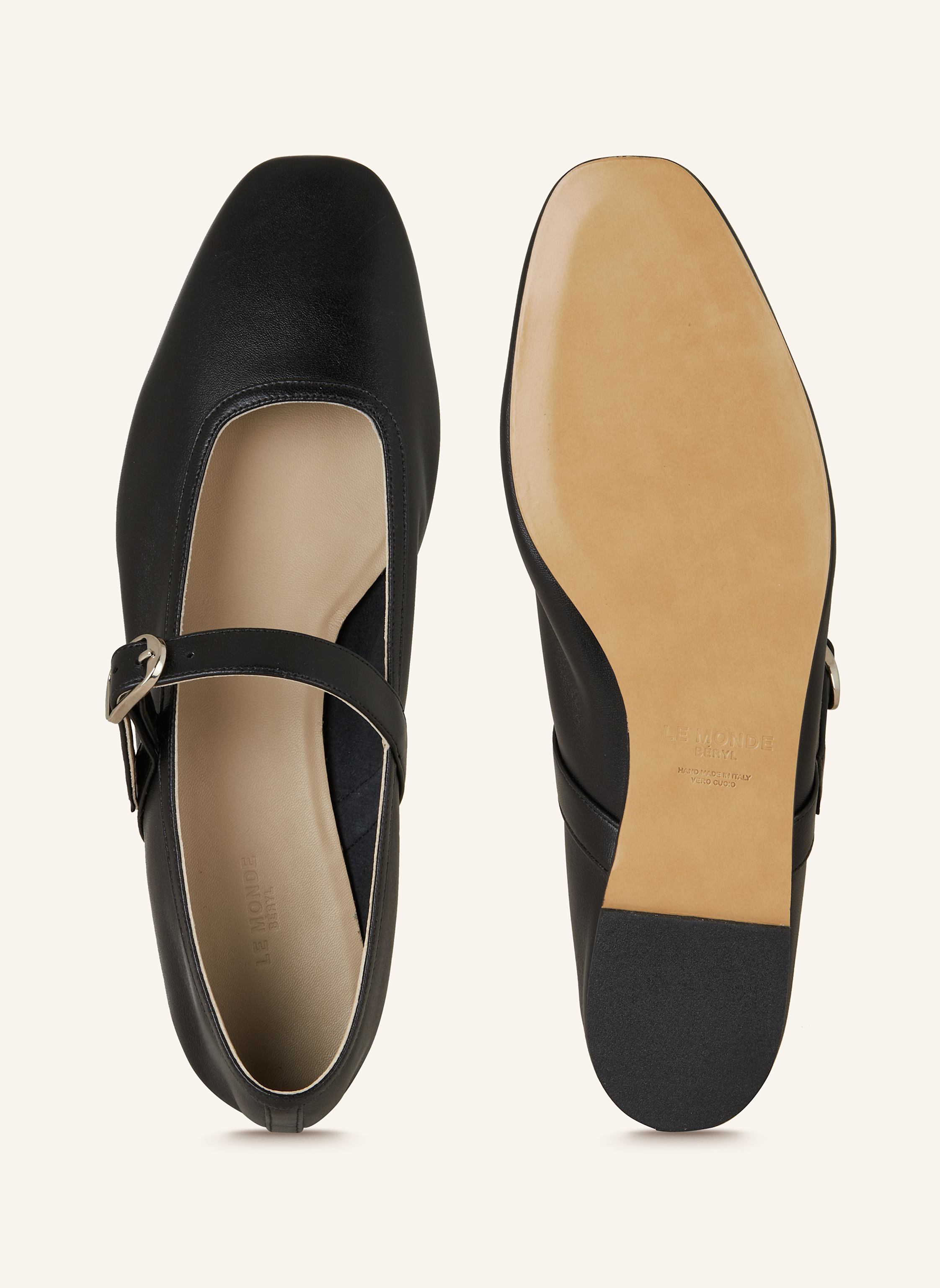 Thumbnail - Le Monde Béryl Mary-Jane-Ballerinas schwarz