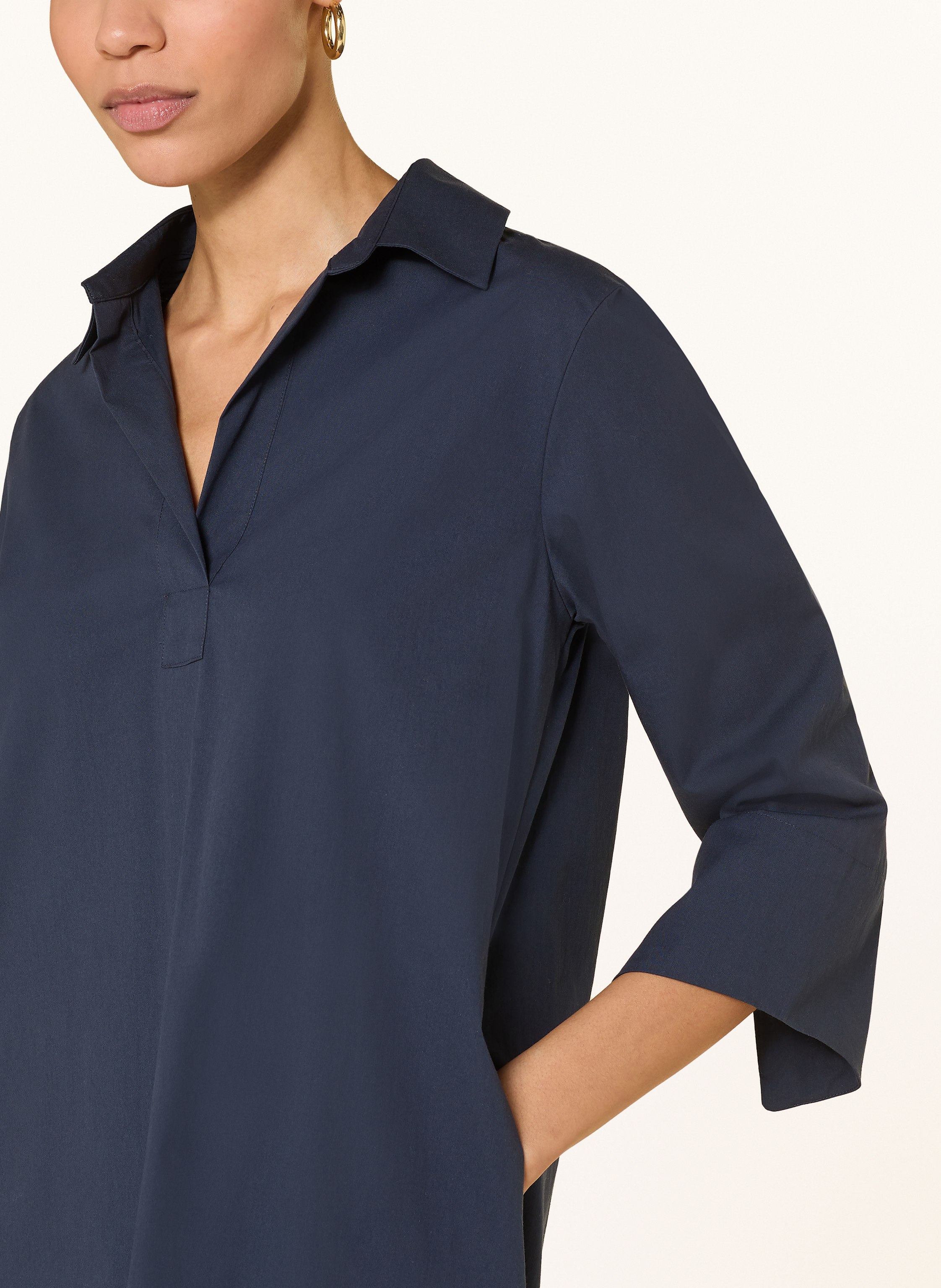Thumbnail - 0039 Italy Kleid Derry Mit 3/4-Arm blau