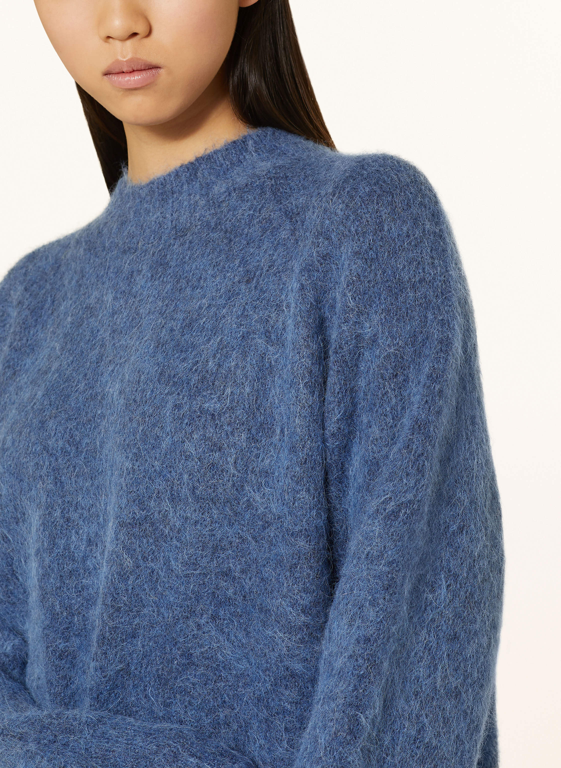 Thumbnail - Holzweiler Pullover Mit Alpaka blau