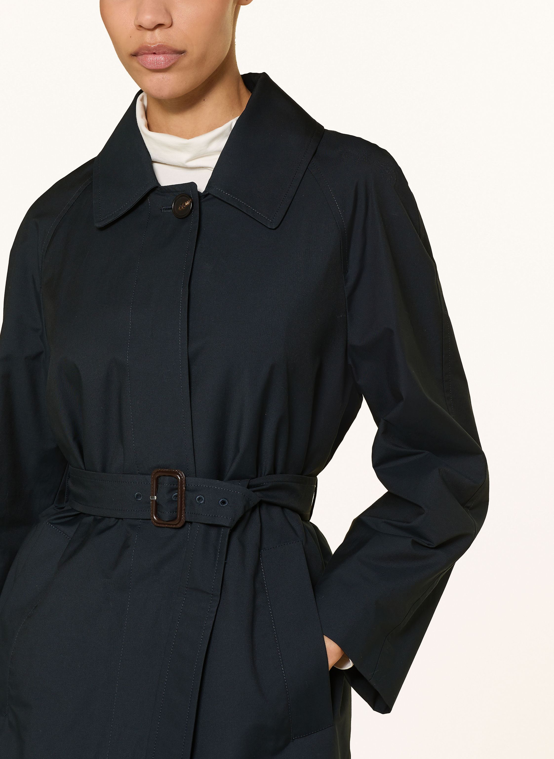 Thumbnail - Max Mara The Cube Trenchcoat Orleans blau