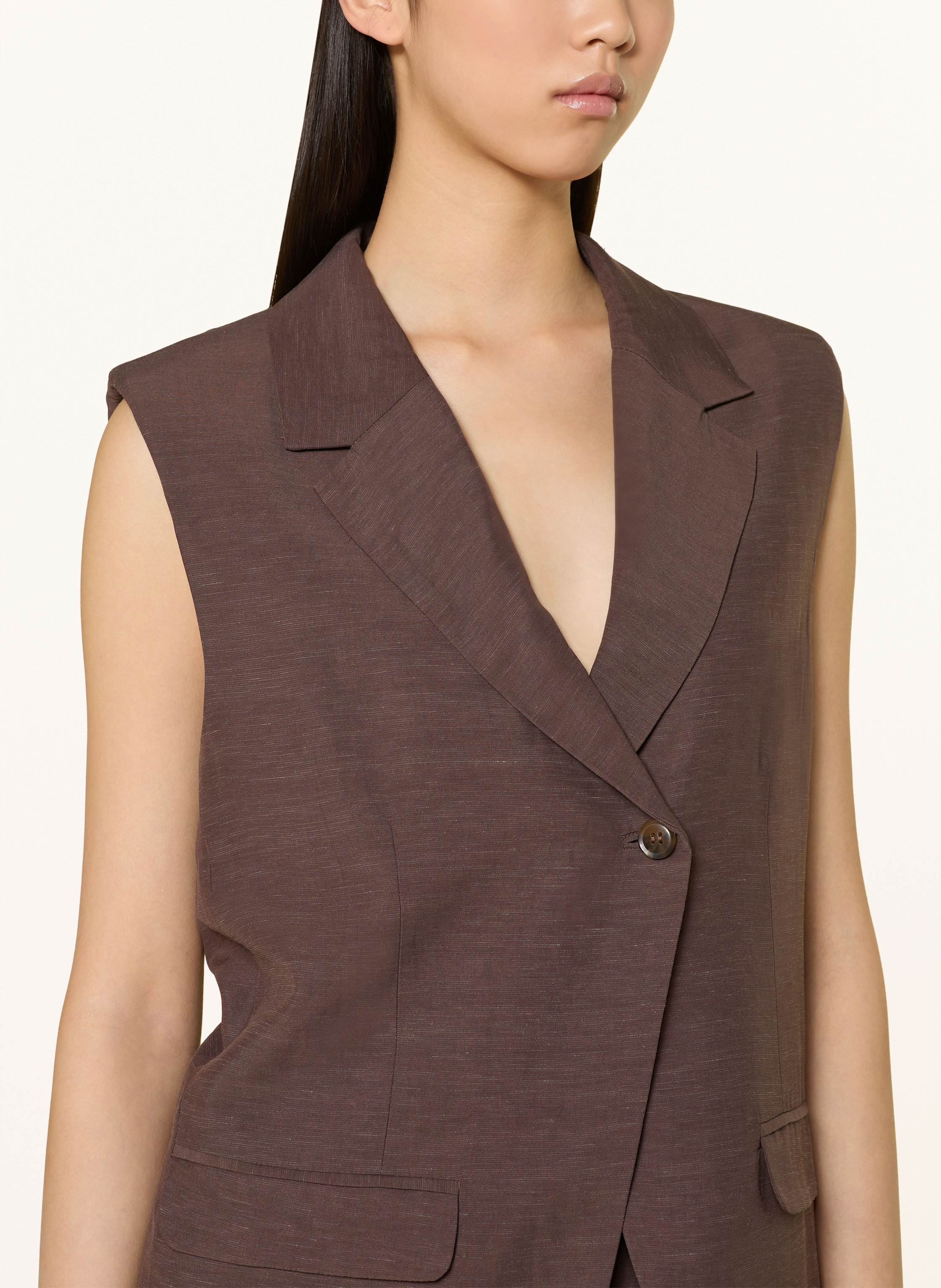 Thumbnail - Samsøe  Samsøe Blazerweste Sathena braun