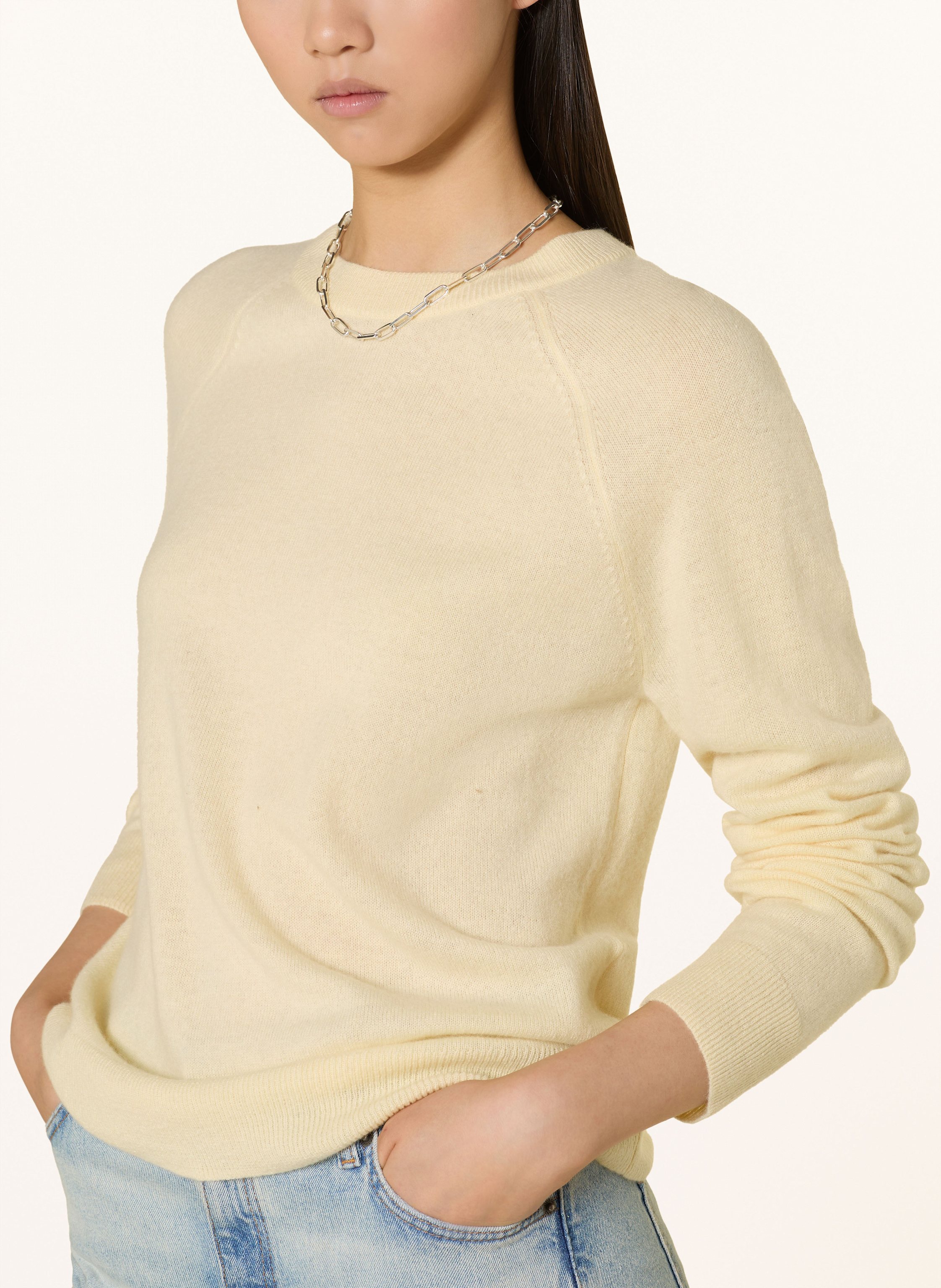 Thumbnail - Samsøe  Samsøe Cashmere-Pullover Boston gelb