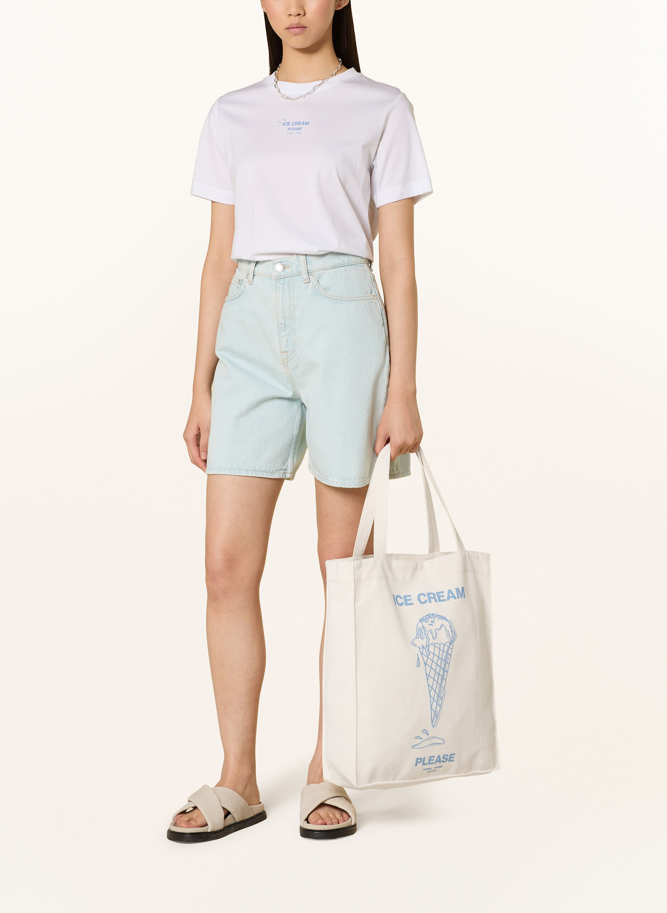 Thumbnail - Samsøe  Samsøe Shopper Saprint weiss