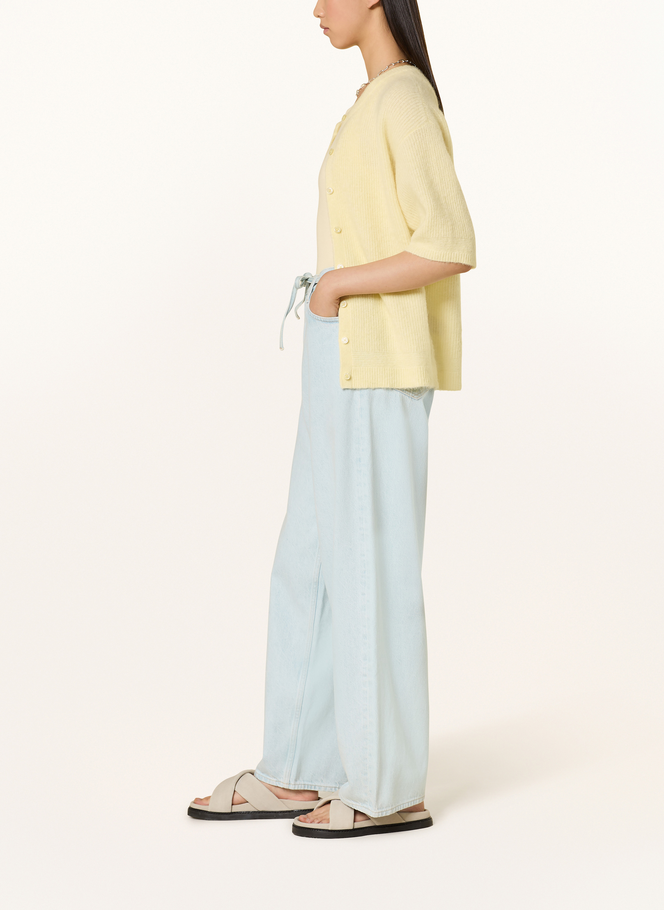 Thumbnail - Samsøe  Samsøe Flared Jeans Saharper blau