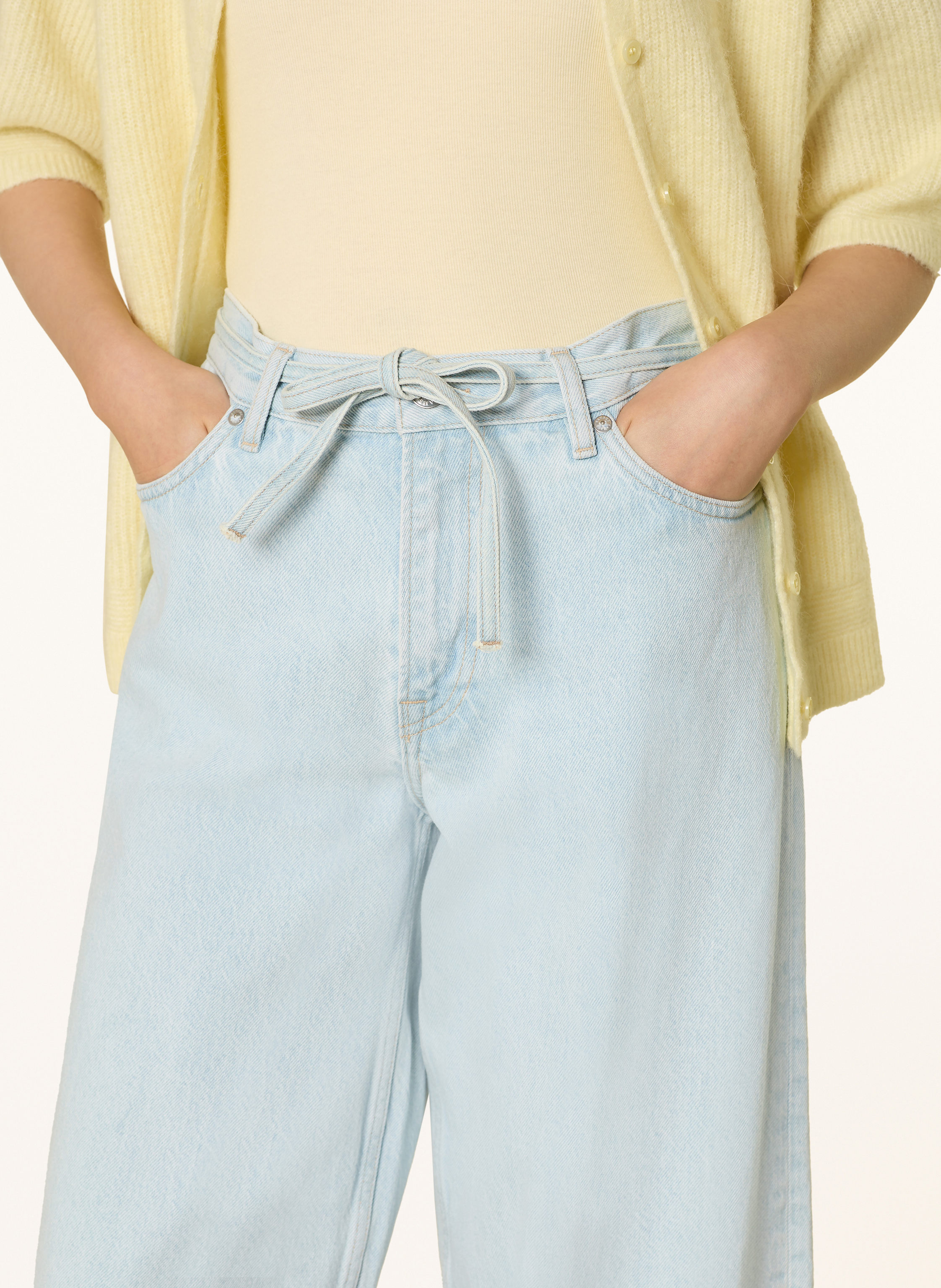 Thumbnail - Samsøe  Samsøe Flared Jeans Saharper blau