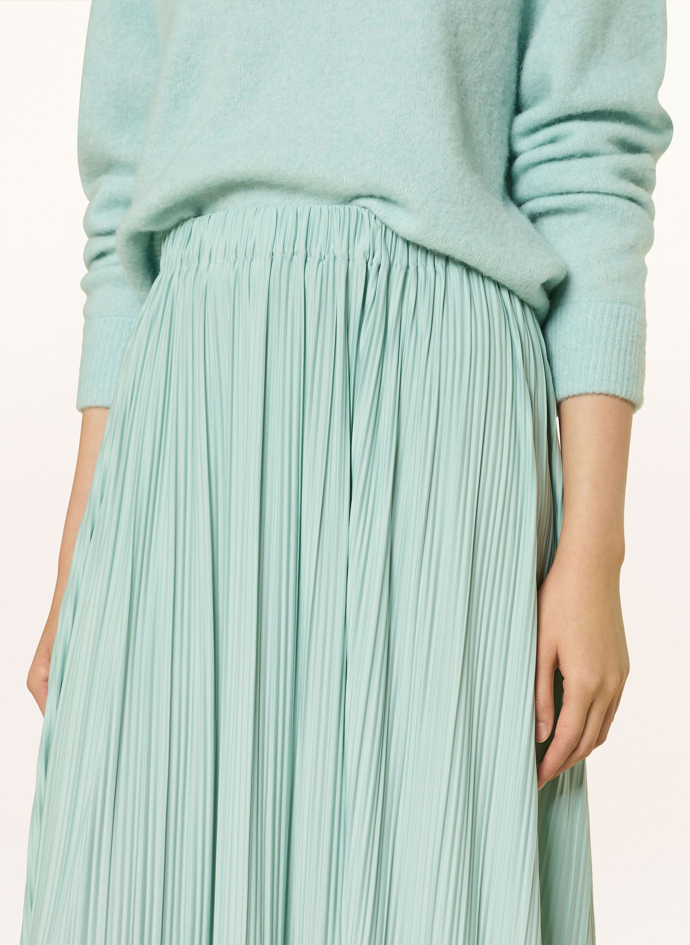 Thumbnail - Samsøe Samsøe Plisseerock Uma gruen