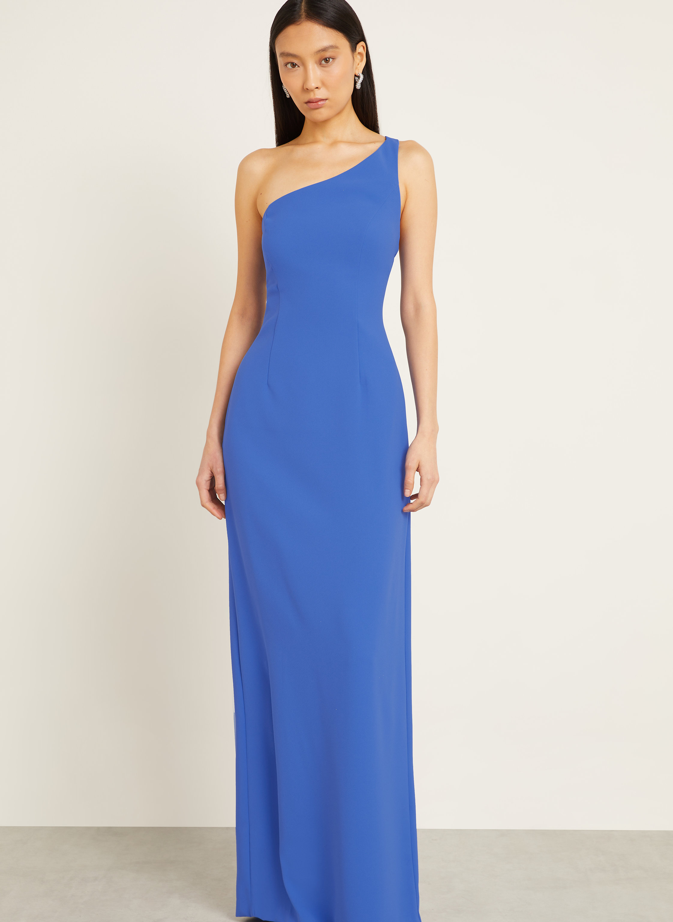Thumbnail - Vera Wang Abendkleid Alpes blau