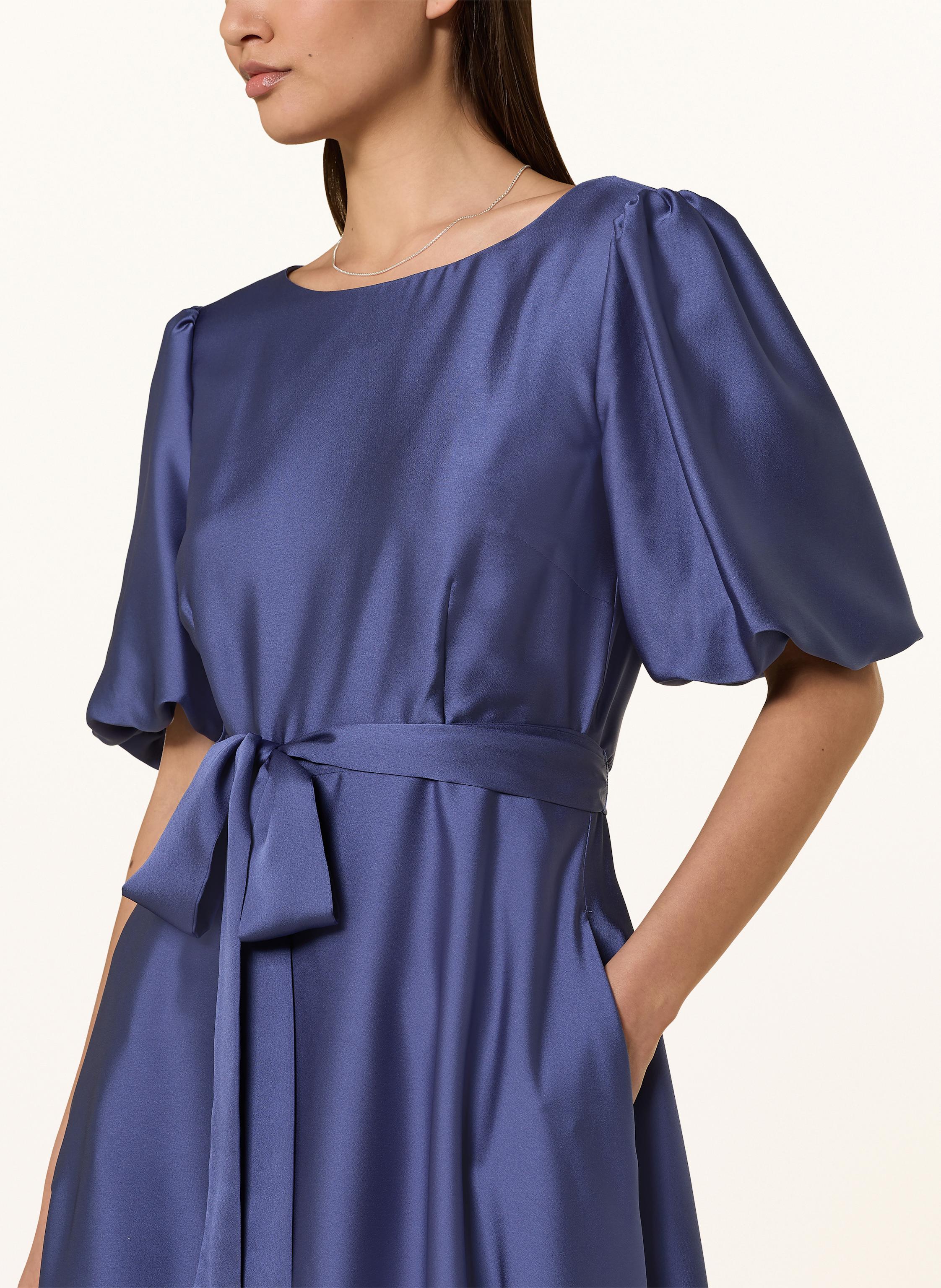 Thumbnail - Swing Cocktailkleid Aus Satin blau