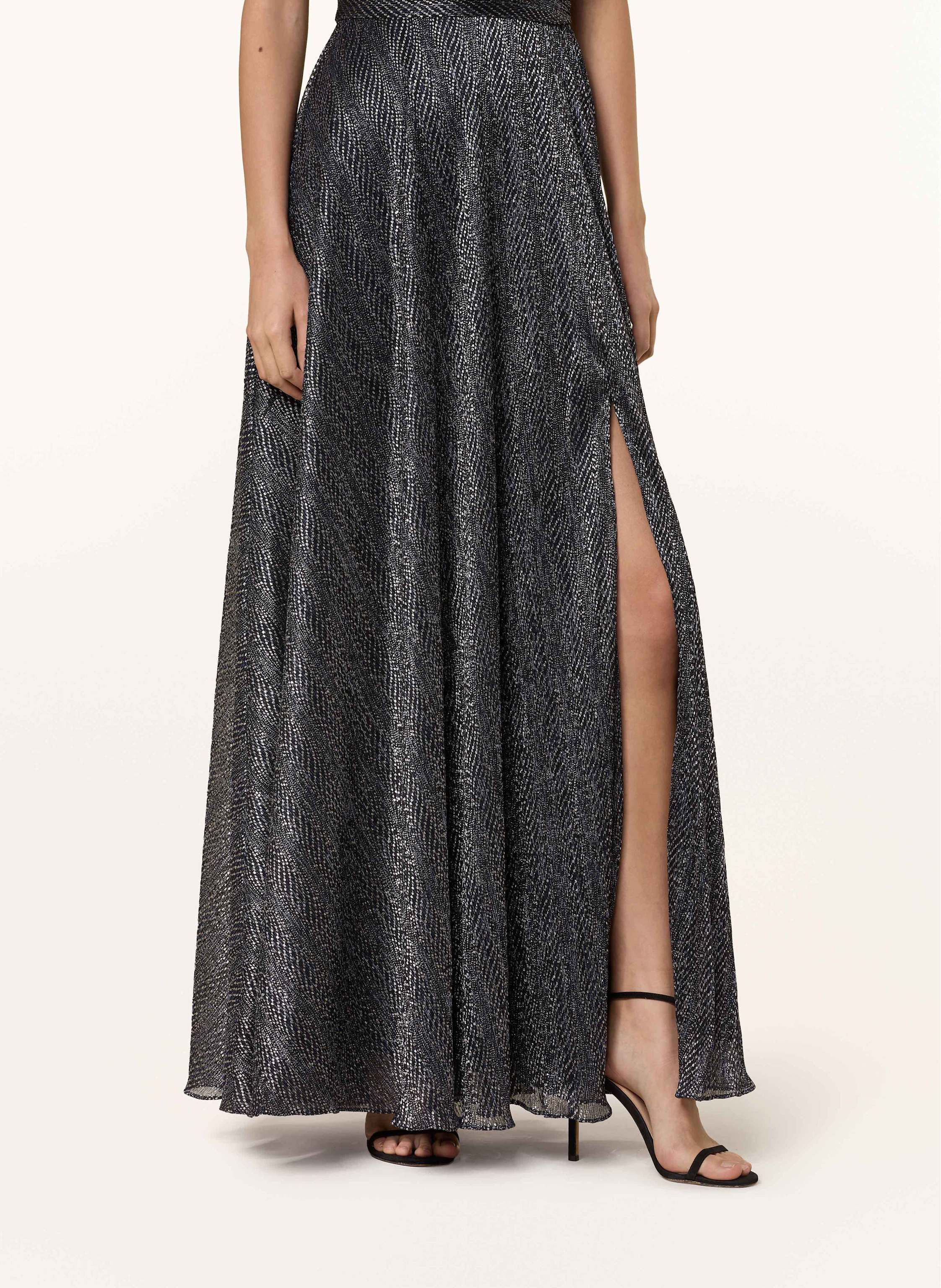 Thumbnail - Swing Abendkleid Mit Plissees blau