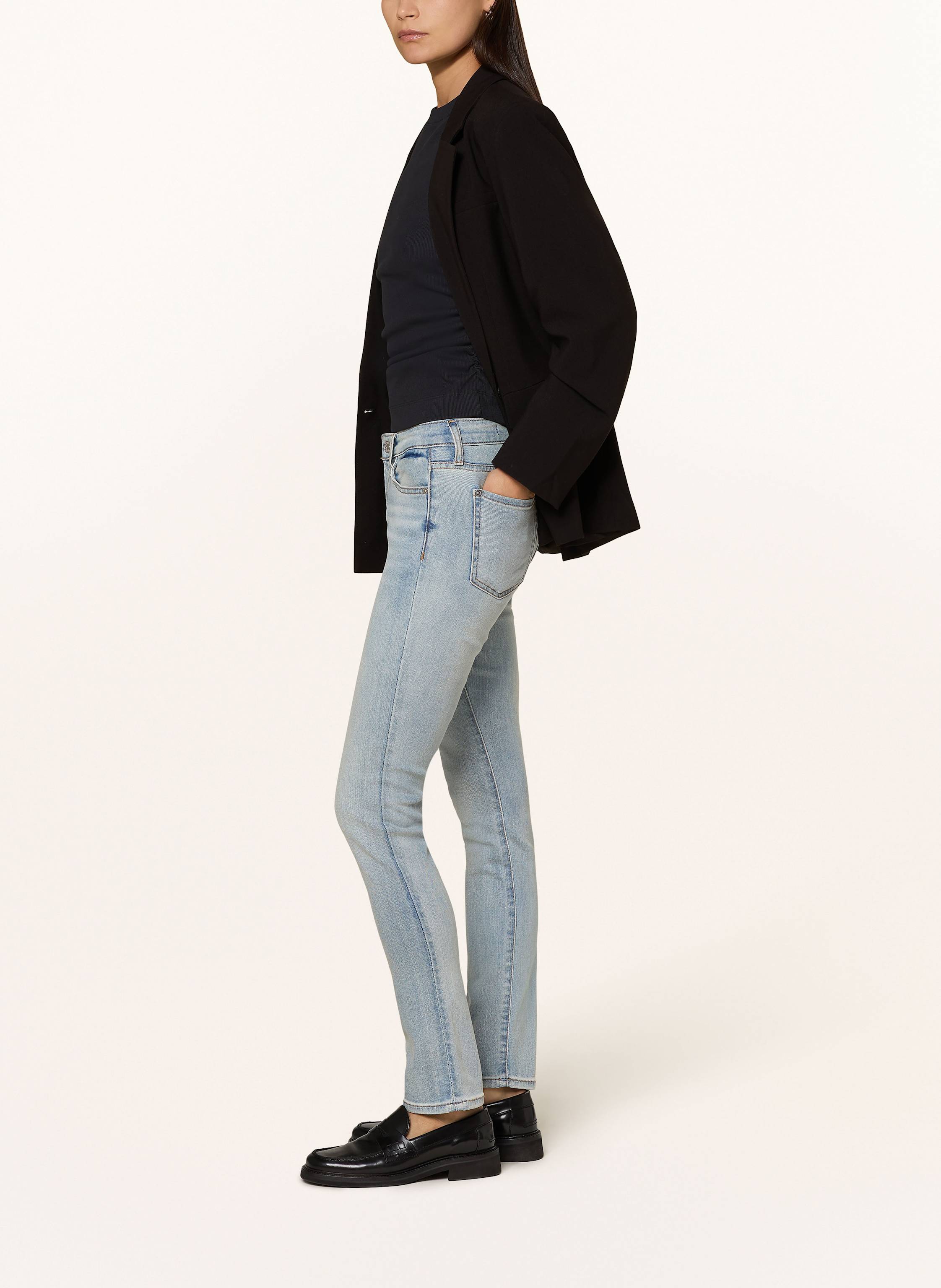 Thumbnail - 7 For All Mankind Skinny Jeans Low Skinny Mankind Fashion blau