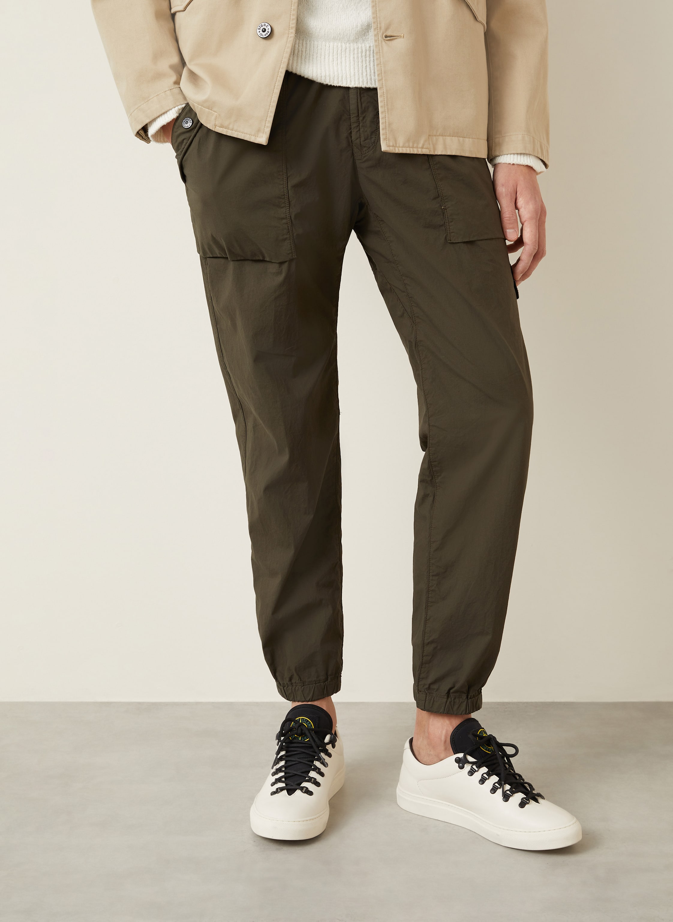 Thumbnail - Stone Island Hose Paracadute Im Jogging-Stil Extra Slim Fit gruen
