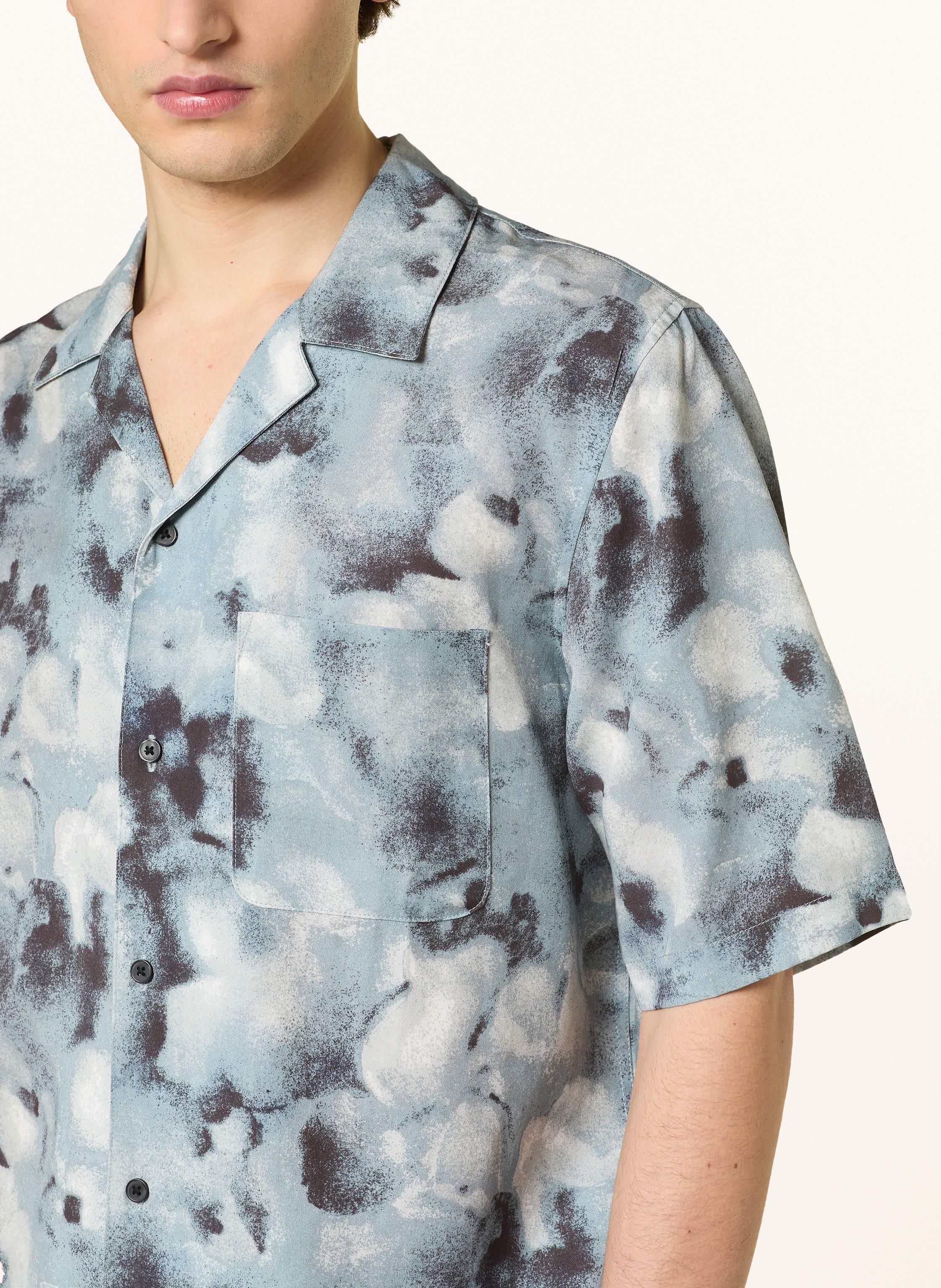 Thumbnail - Samsøe Samsøe Resorthemd Saoscar Comfort Fit blau