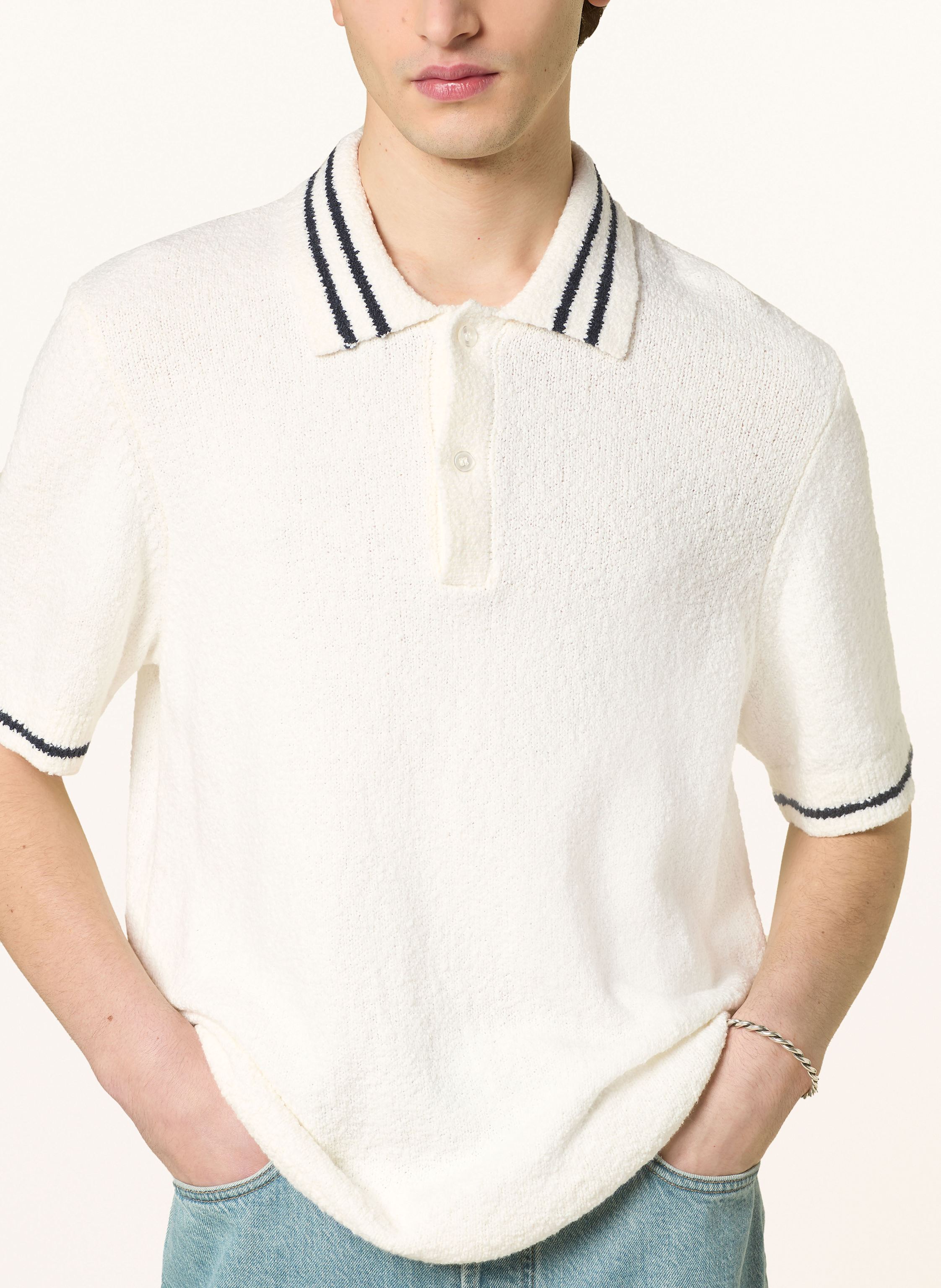 Thumbnail - Samsøe  Samsøe Strick-Poloshirt Sapedro weiss